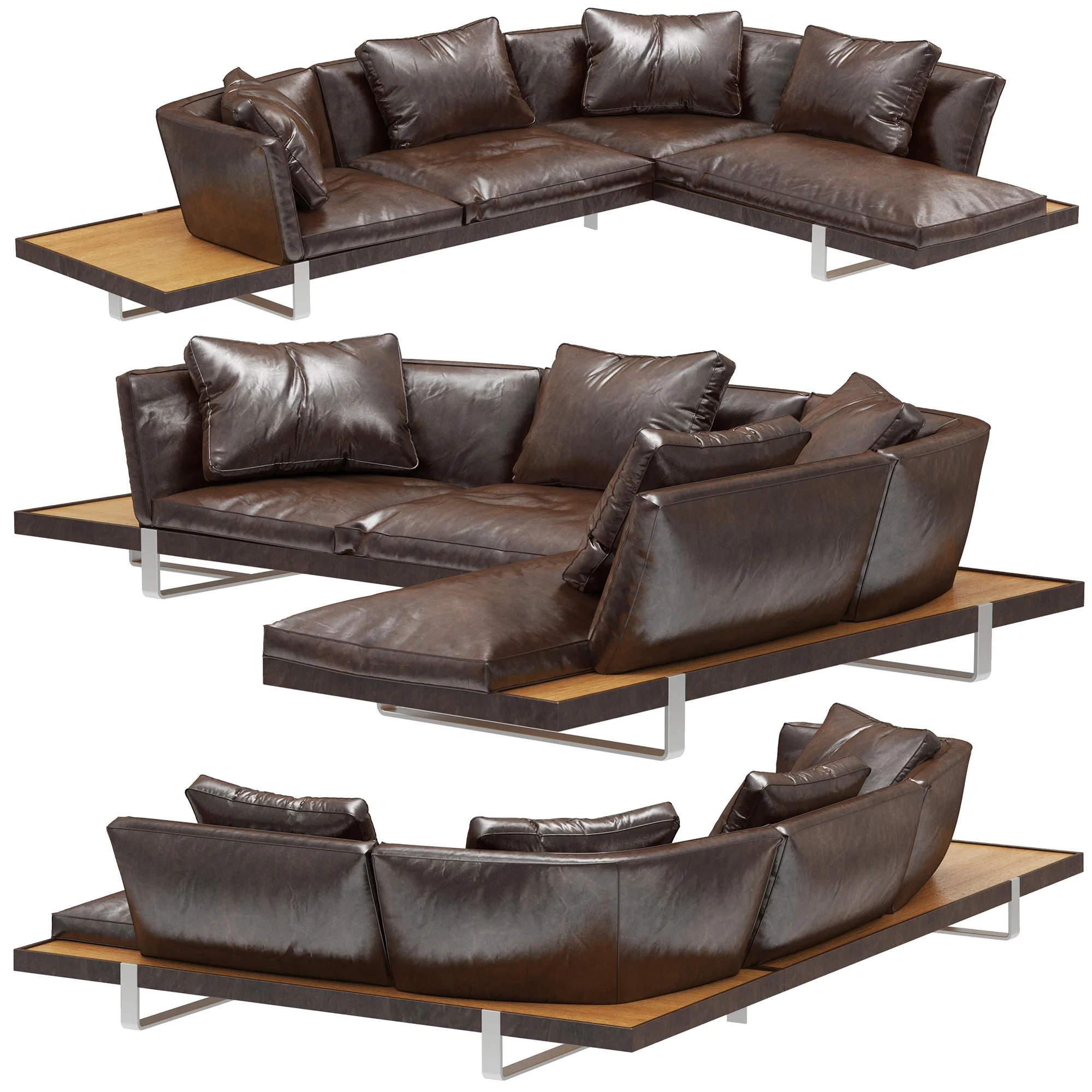 Roche Bobois LIBRETTO CORNER COMPOSITION — 3D model preview 2