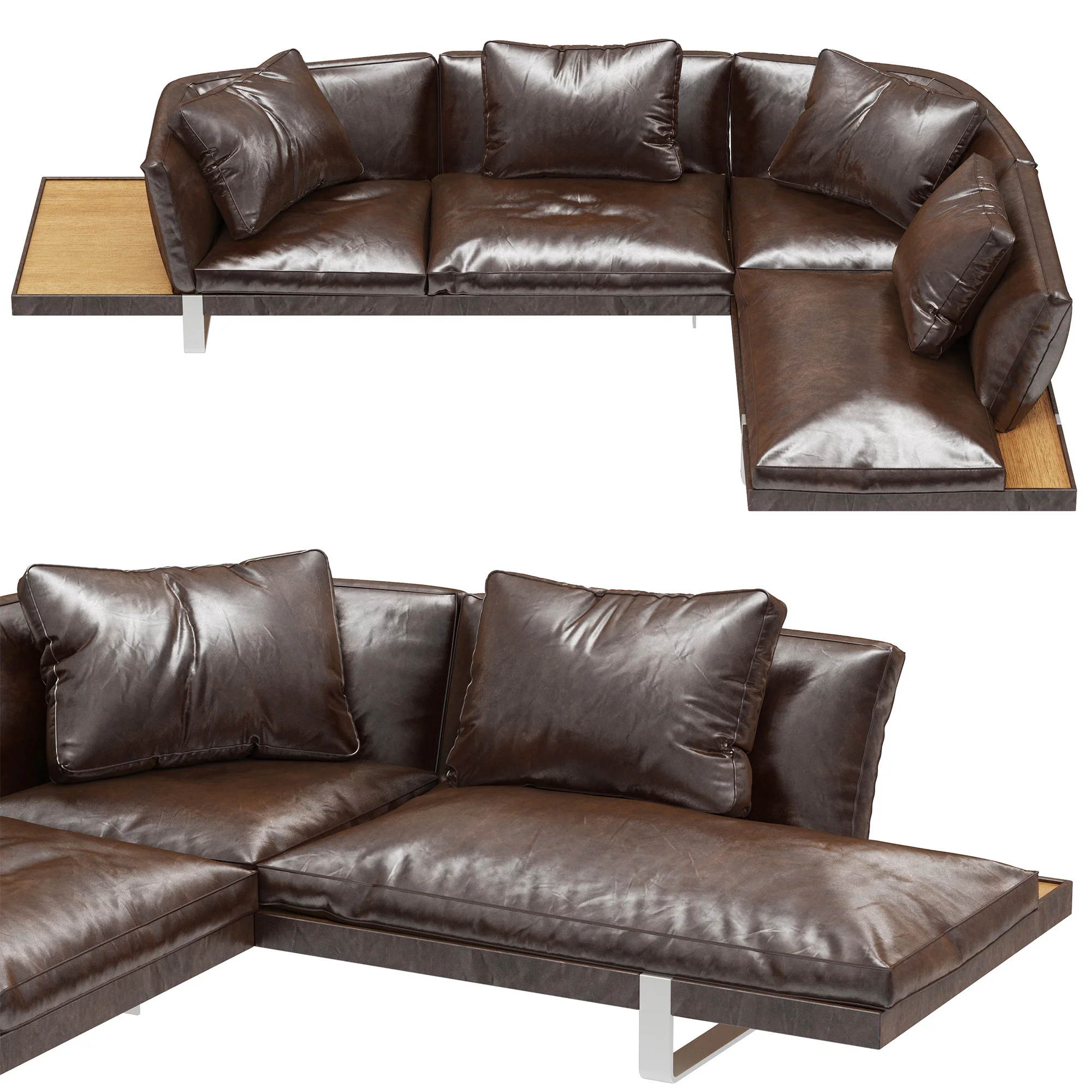 Roche Bobois LIBRETTO CORNER COMPOSITION — 3D model preview 8
