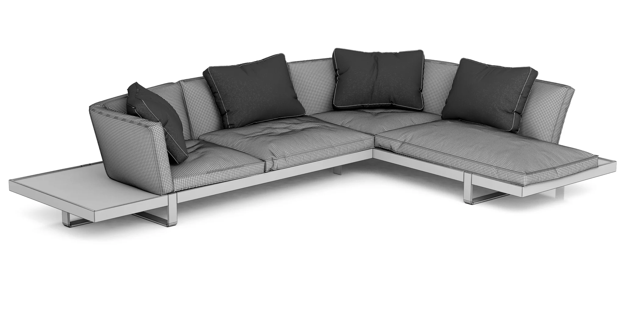 Roche Bobois LIBRETTO CORNER COMPOSITION — 3D model preview 9