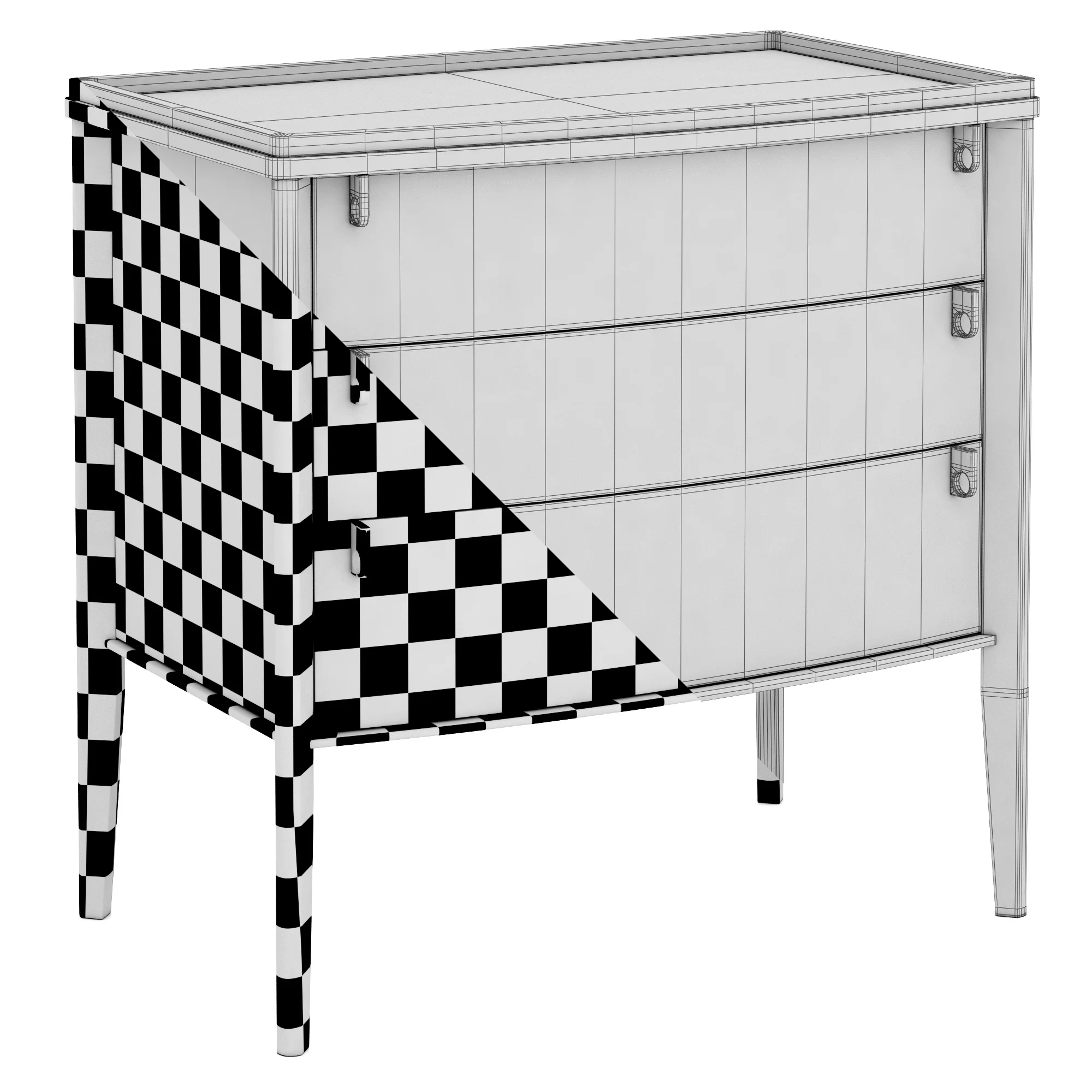 Dantone Home New Classic Drawer — 3D model preview 8