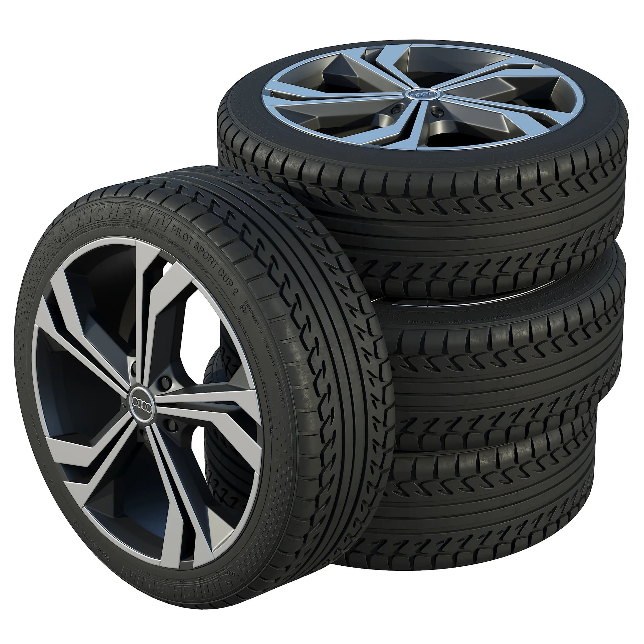 Audi Tires 2 — 3D model preview 1