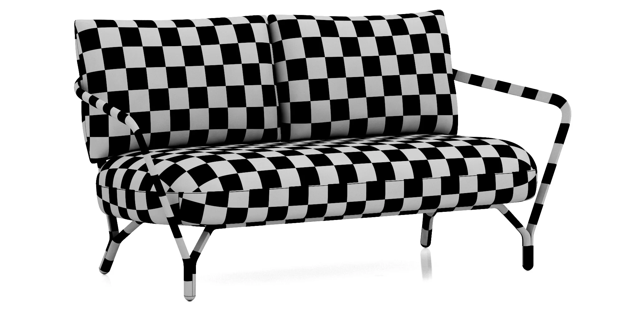 Roche Bobois ANGEL 2 Seat Sofa — 3D model preview 10