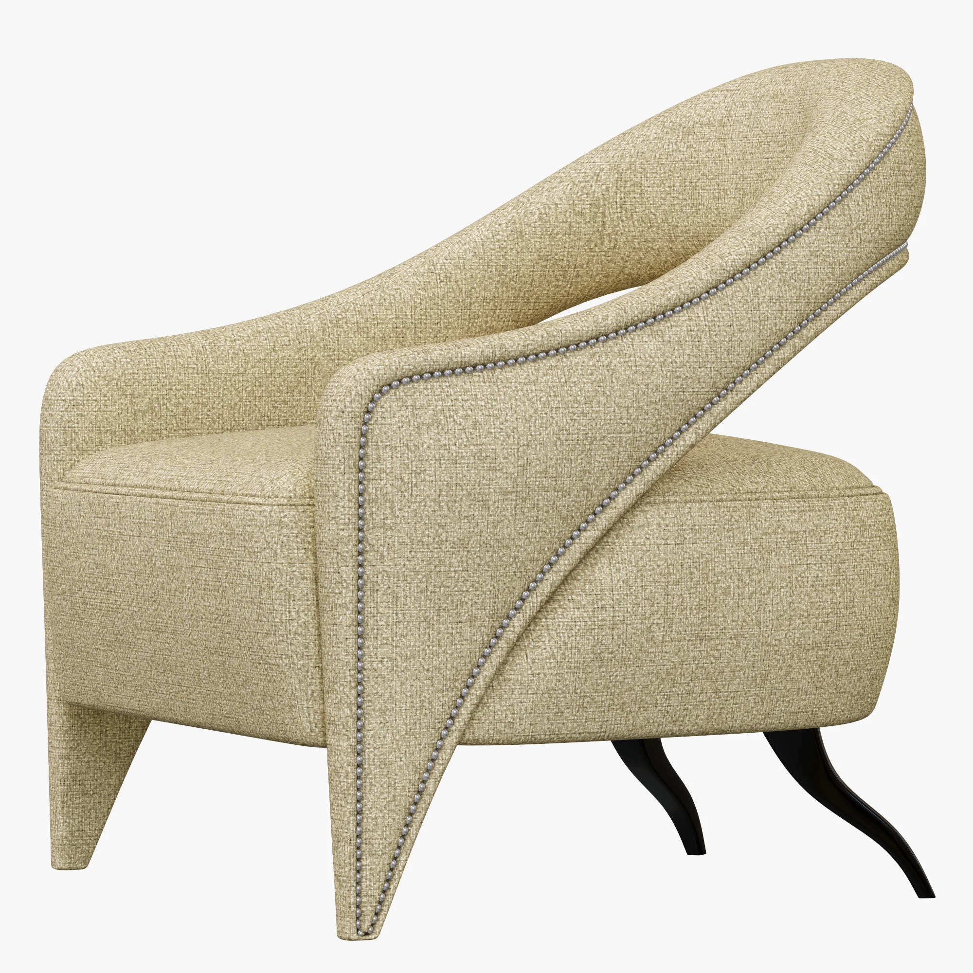 Brabbu Tellus Armchair — 3D model preview 6