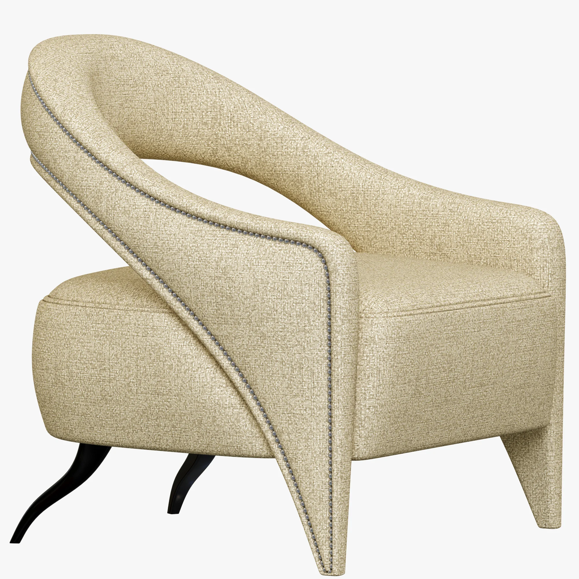 Brabbu Tellus Armchair — 3D model preview 12