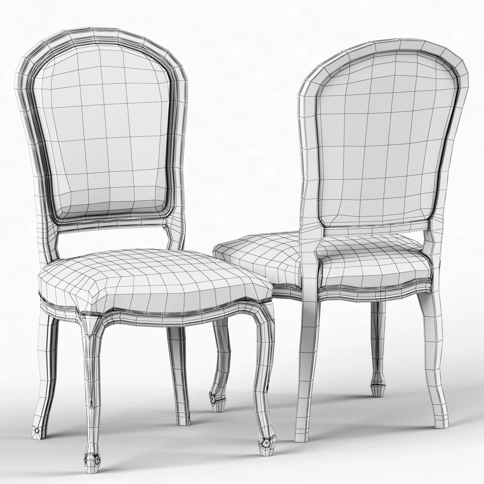 Dantone Home Rene Chair — 3D model preview 8