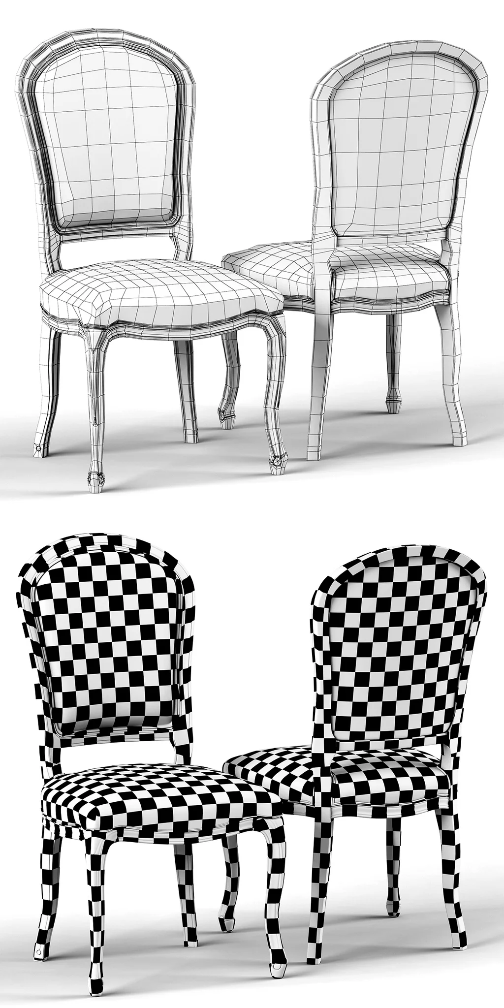 Dantone Home Rene Chair — 3D model preview 9