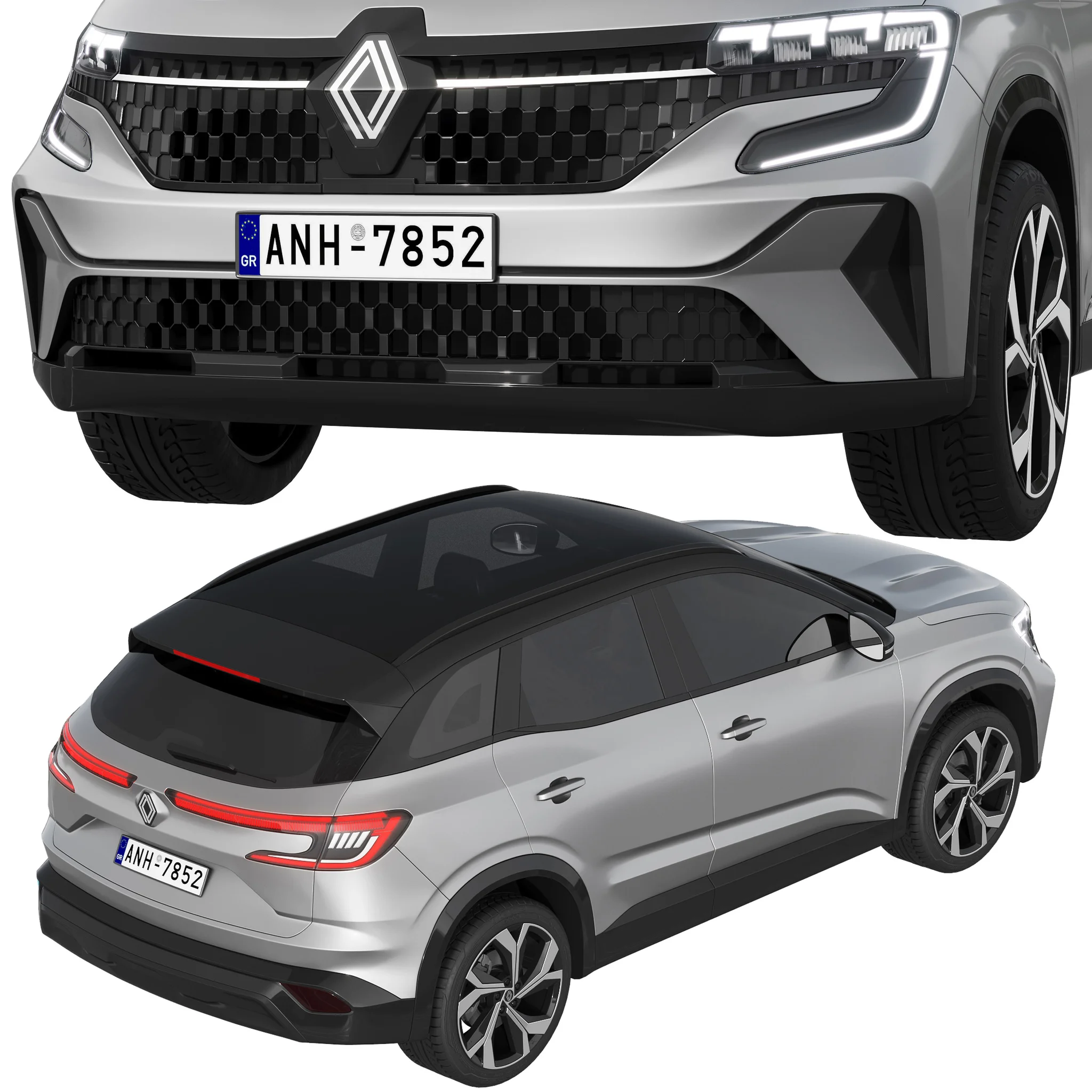 Renault Austral, 3D model preview 3