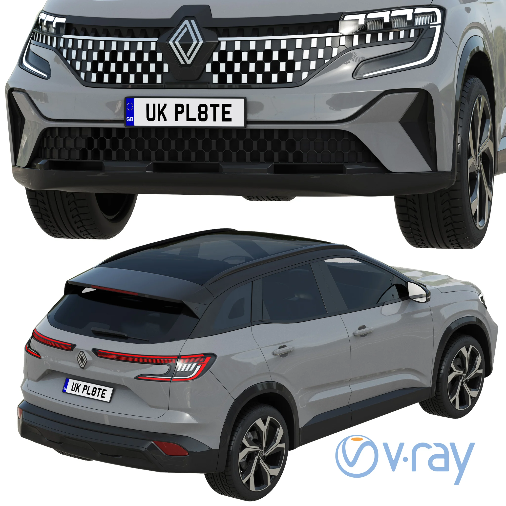 Renault Austral, 3D model preview 5
