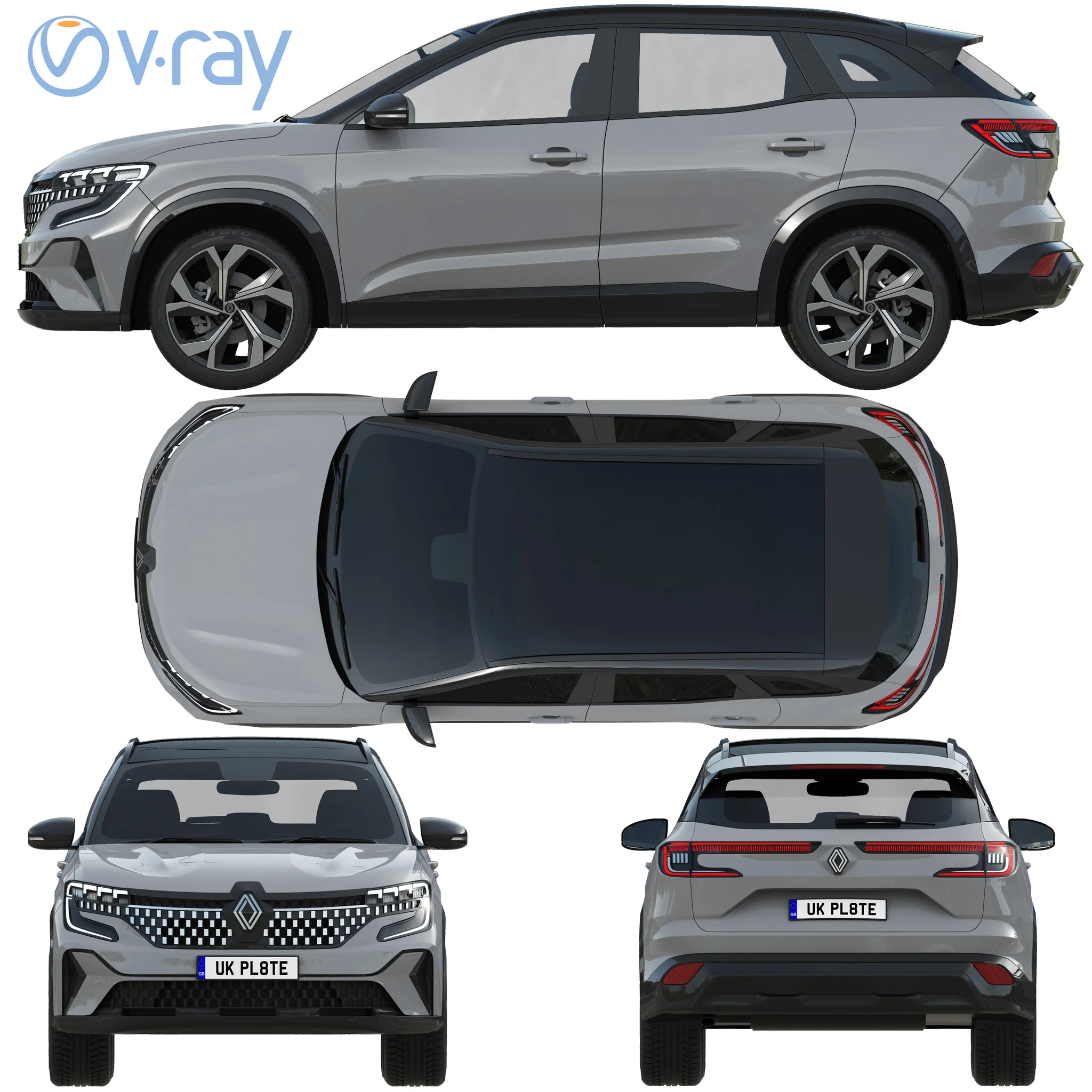 Renault Austral, 3D model preview 30