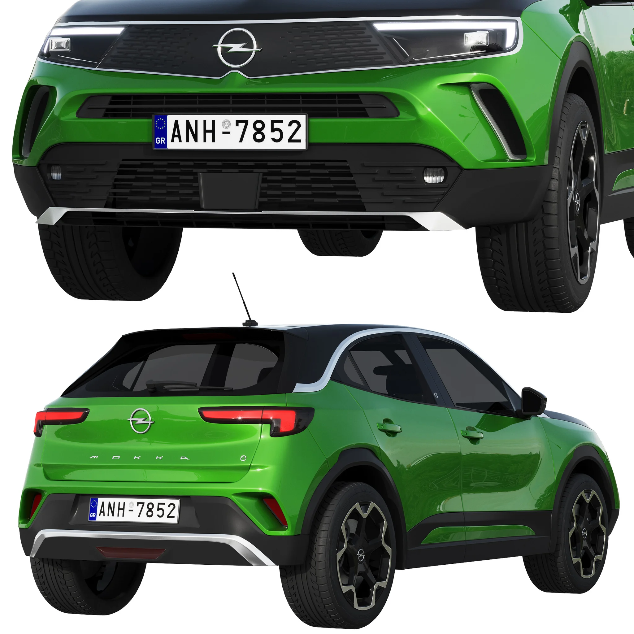 Opel Mokka, 3D model preview 3