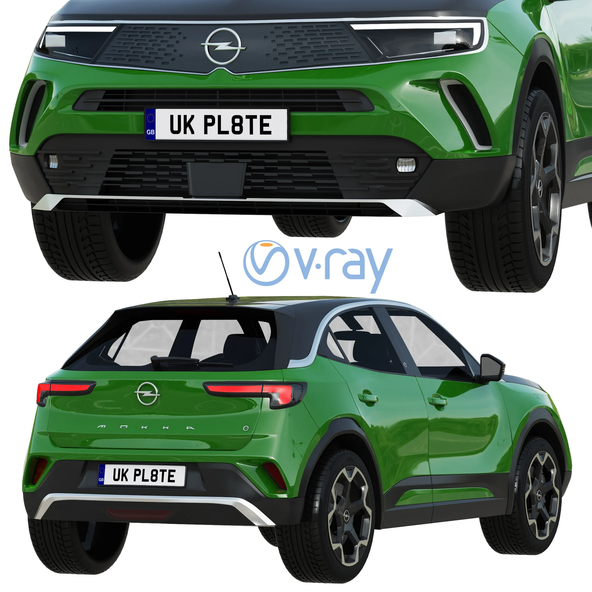 Opel Mokka, 3D model preview 5