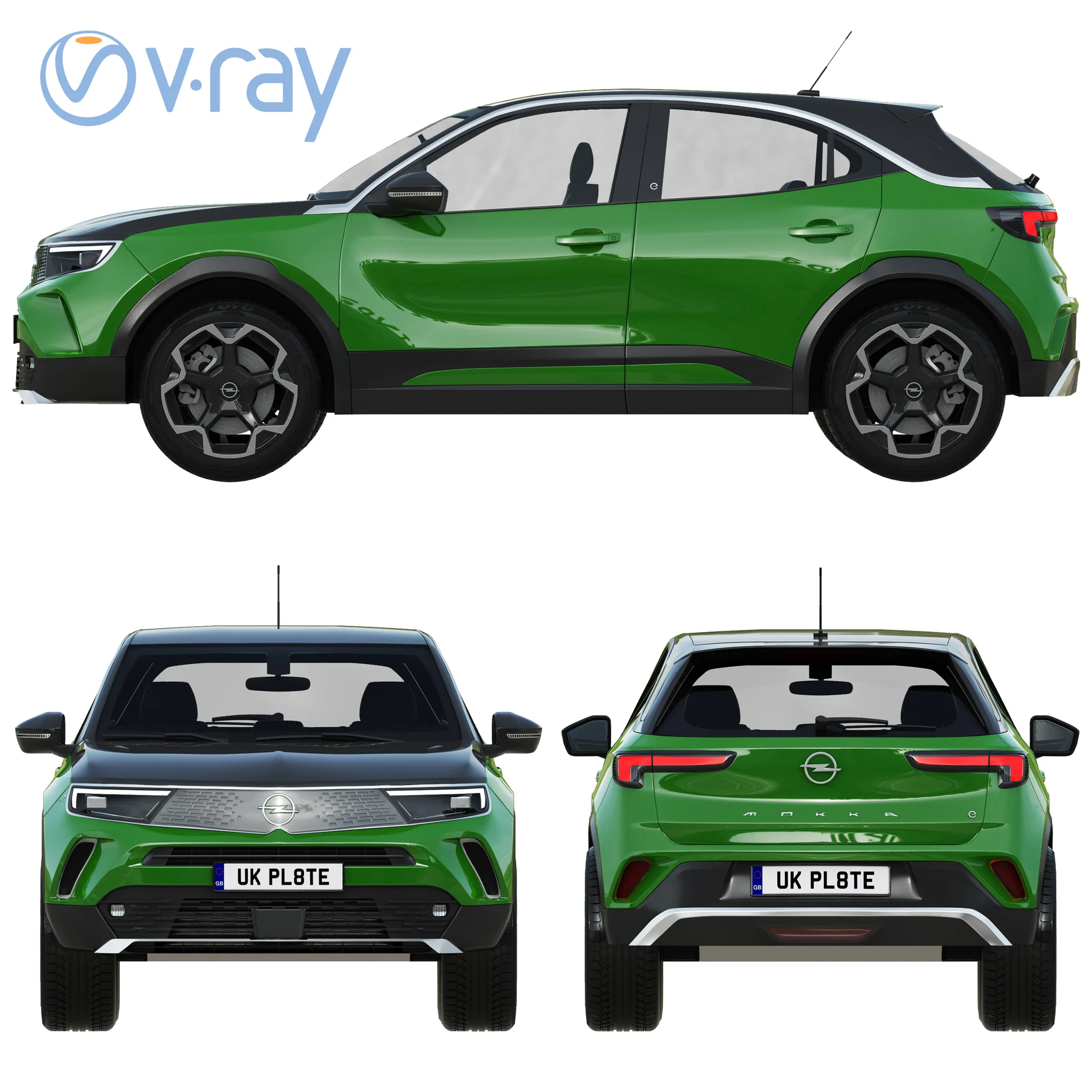 Opel Mokka, 3D model preview 30