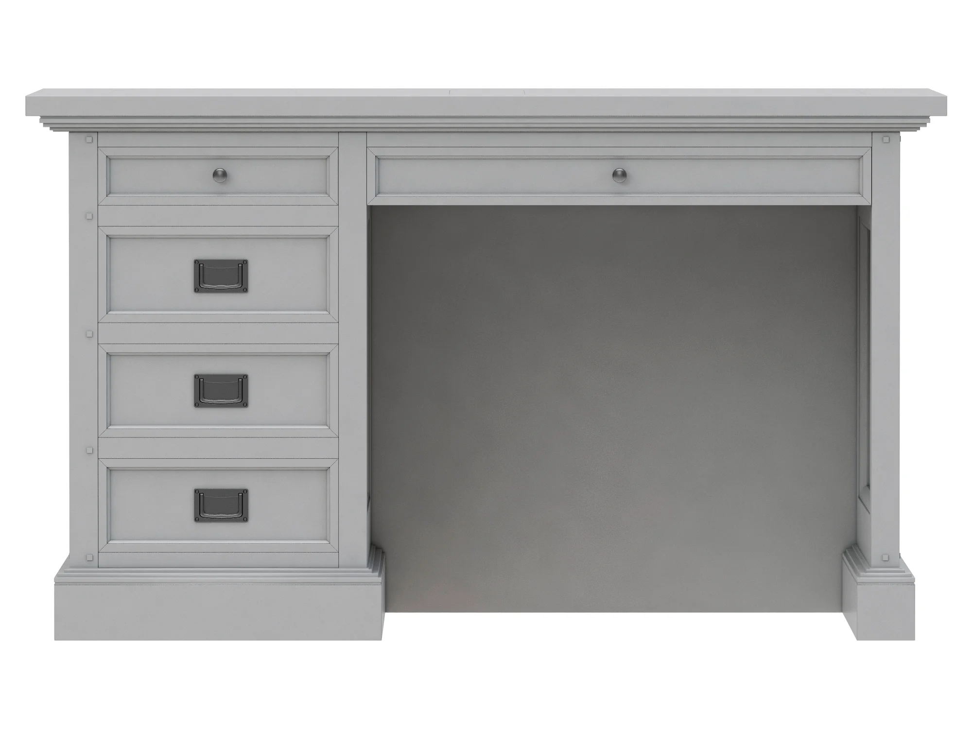 Dantone Home Oxford Desk 2 — 3D model preview 8
