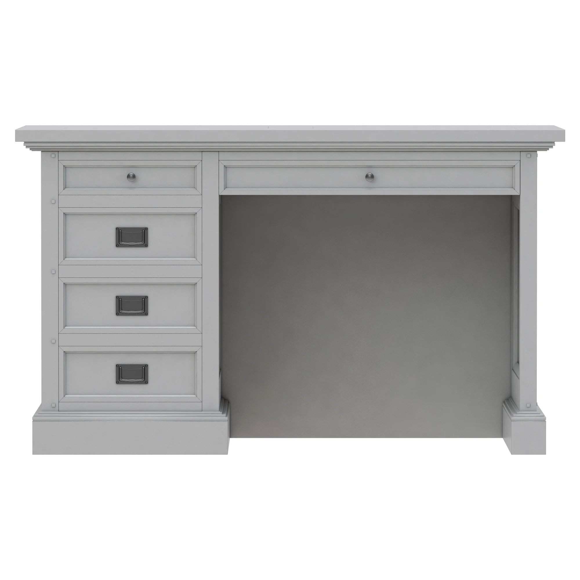 Dantone Home Oxford Desk 2 — 3D model preview 9