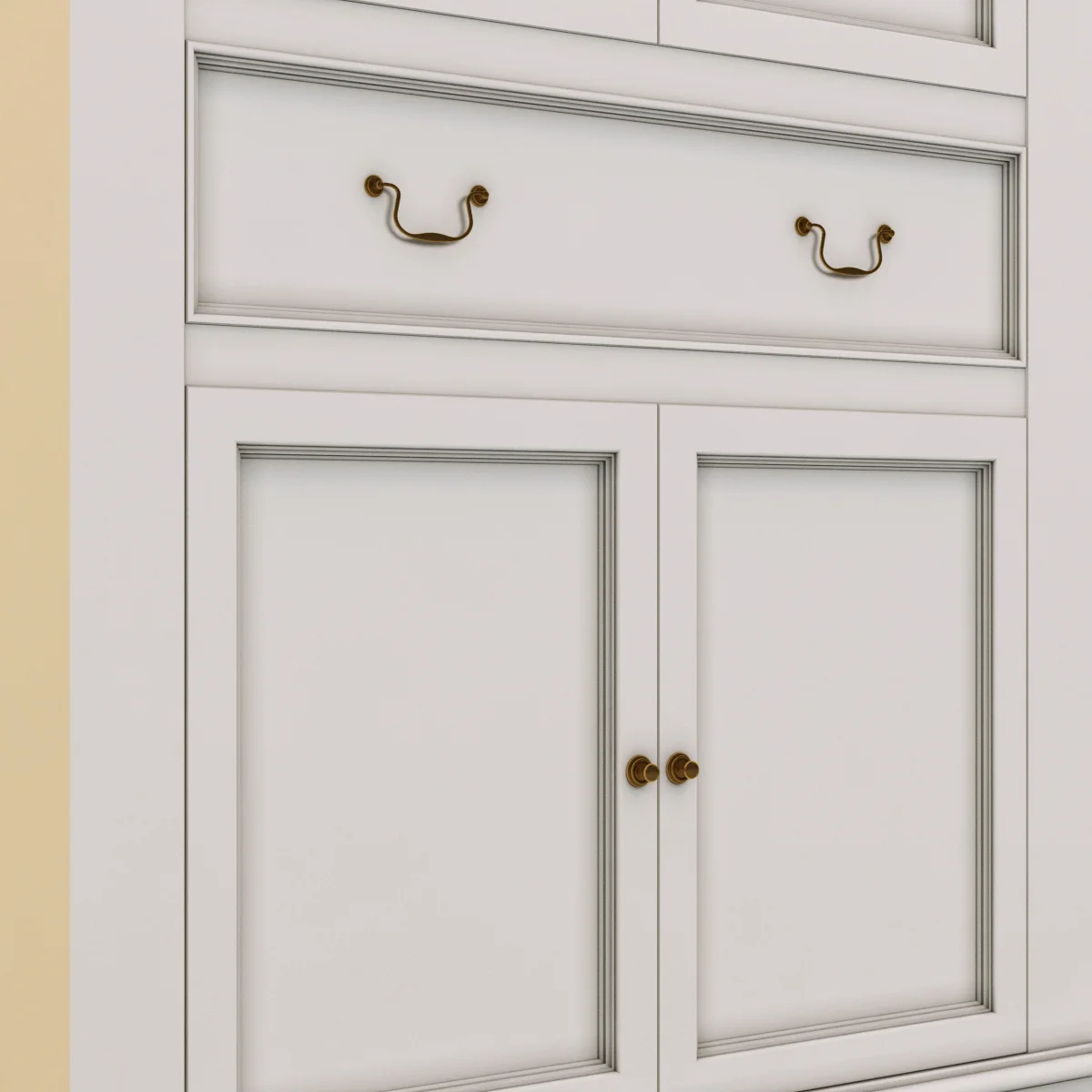 Laura Ashley Cabinet — 3D model preview 1