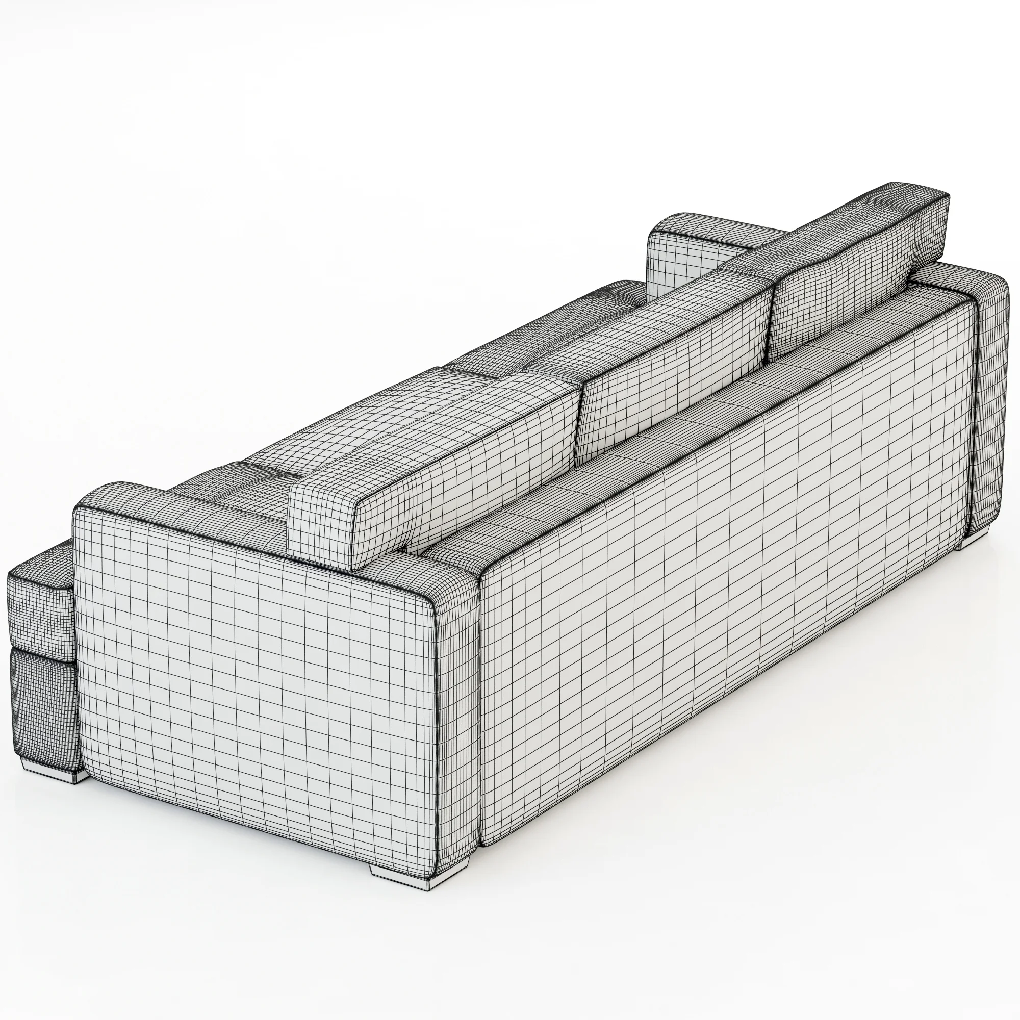 Ralph Lauren ONE FIFTH SALON SOFA — 3D model preview 1