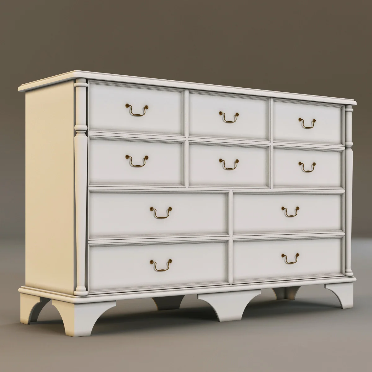 Laura Ashley Chest Of Drawers3 — 3D model preview 2