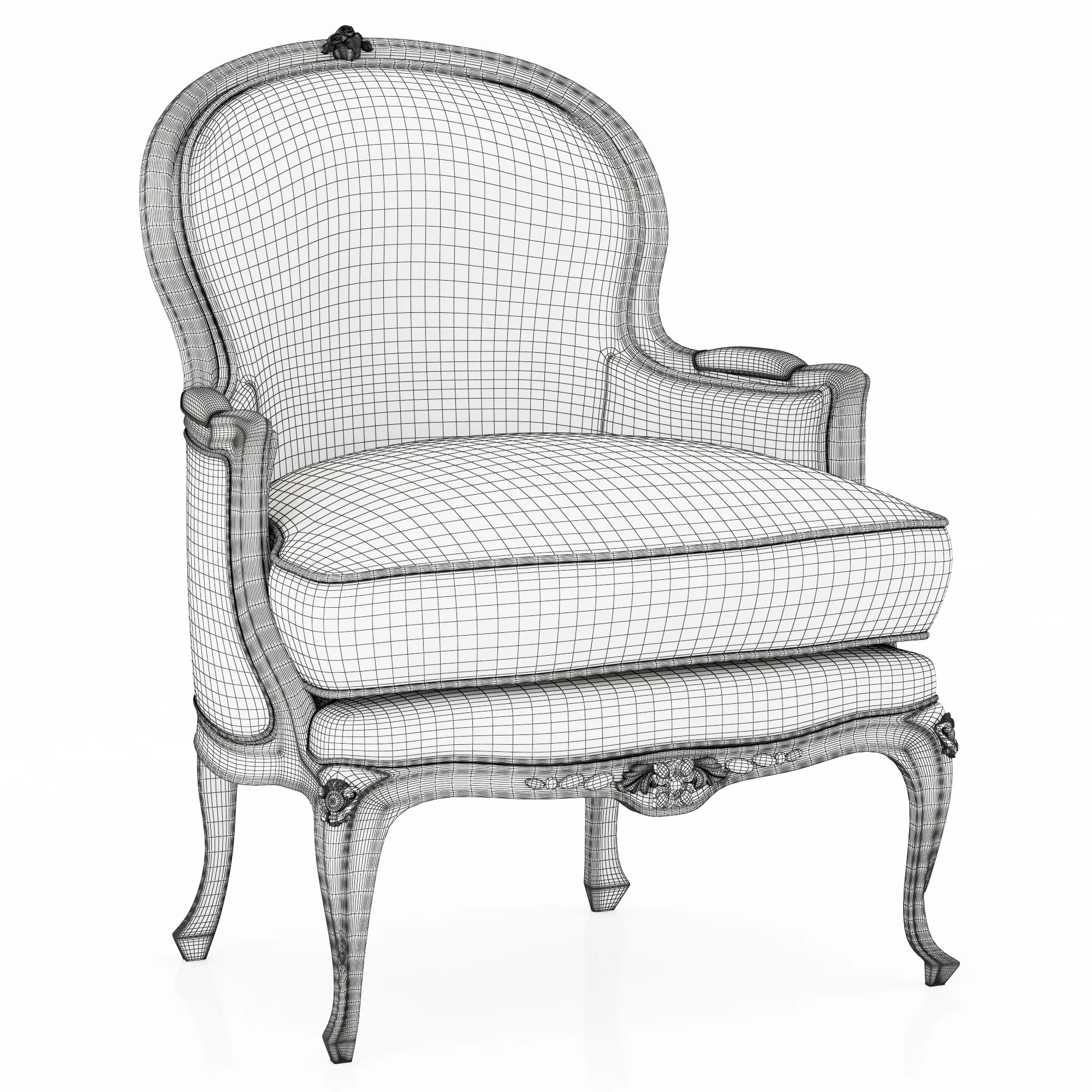 Ralph Lauren ST. GERMAIN OCCASIONAL CHAIR — 3D model preview 2
