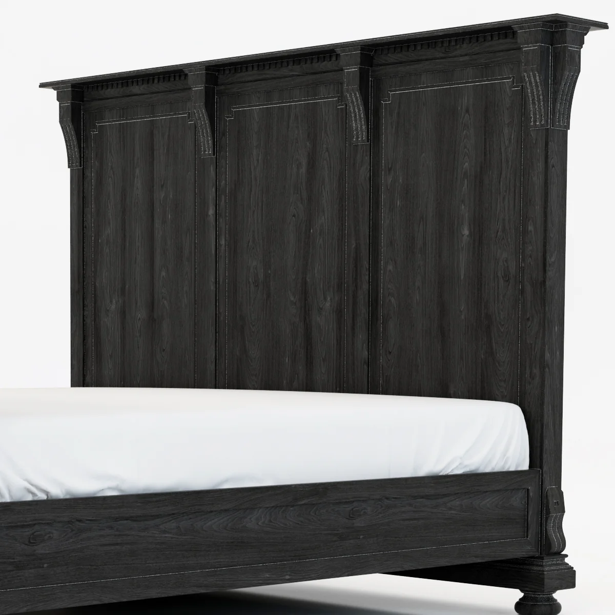 Restoration Hardware St James King Bed — 3D model preview 6
