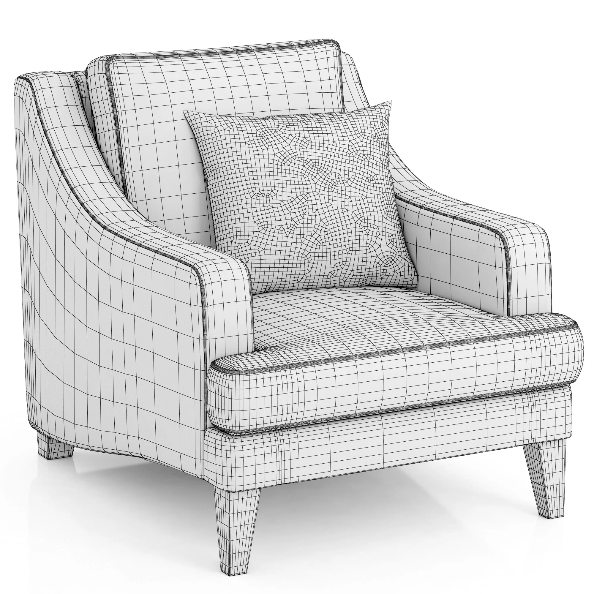 Dantone Home Laimington Chair — 3D model preview 7