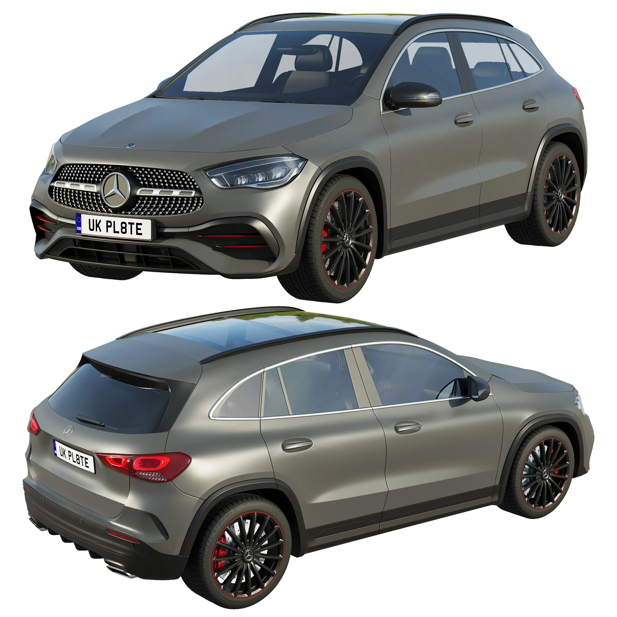 Mercedes Benz GLA, 3D model preview 6
