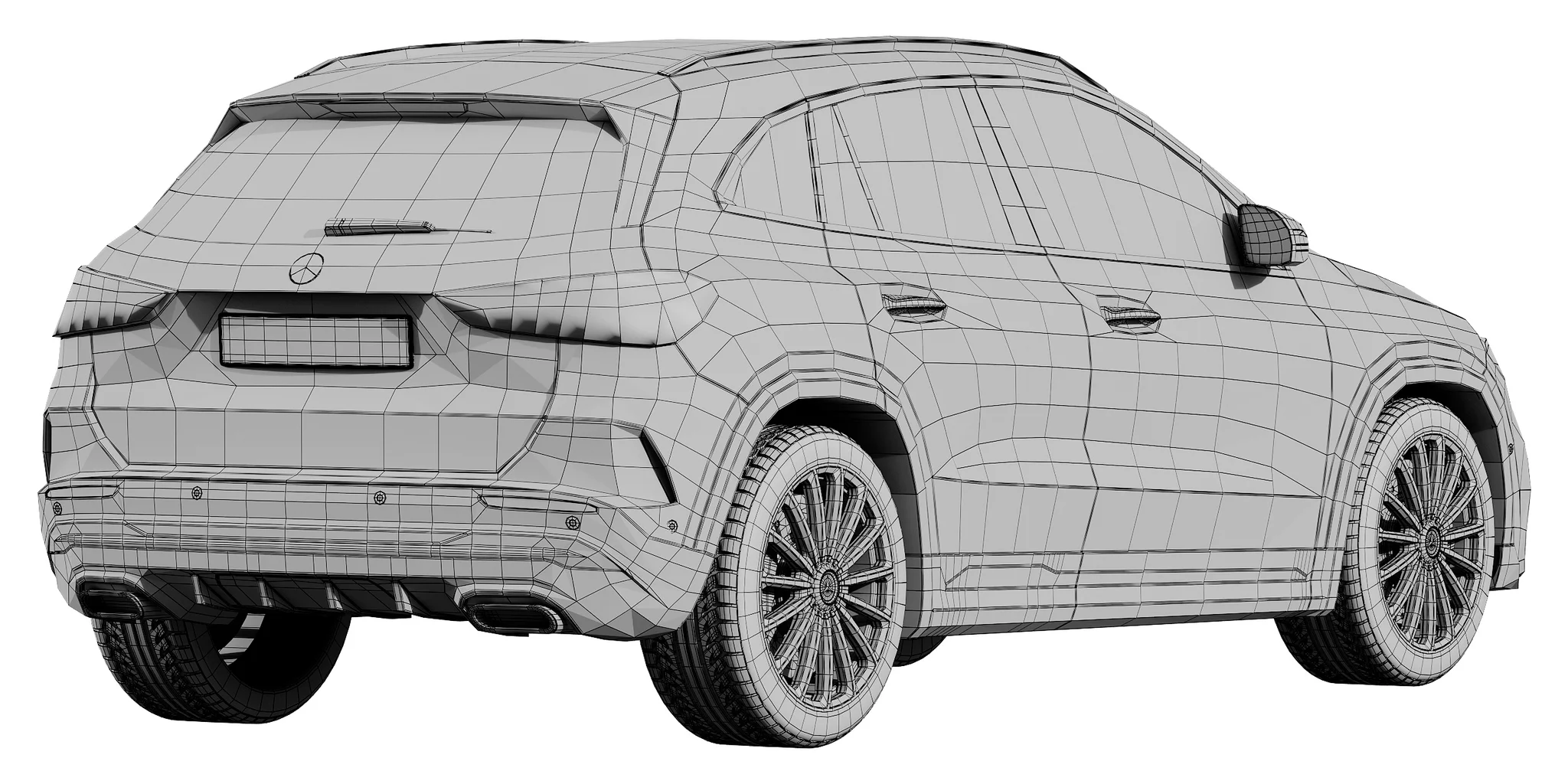 Mercedes Benz GLA, 3D model preview 8