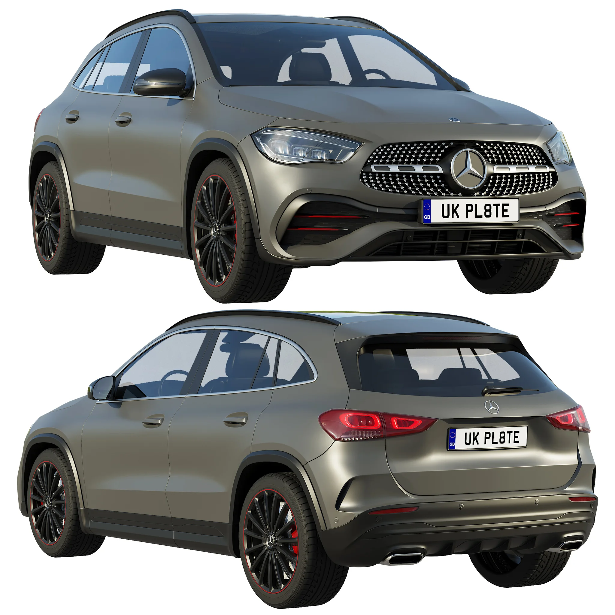 Mercedes Benz GLA, 3D model preview 12