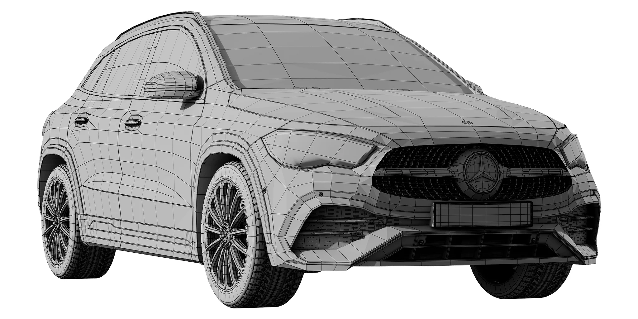 Mercedes Benz GLA, 3D model preview 14