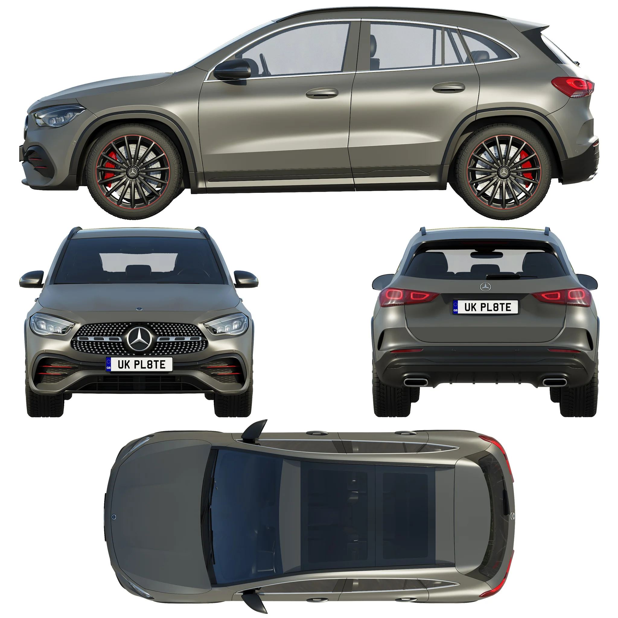 Mercedes Benz GLA, 3D model preview 22