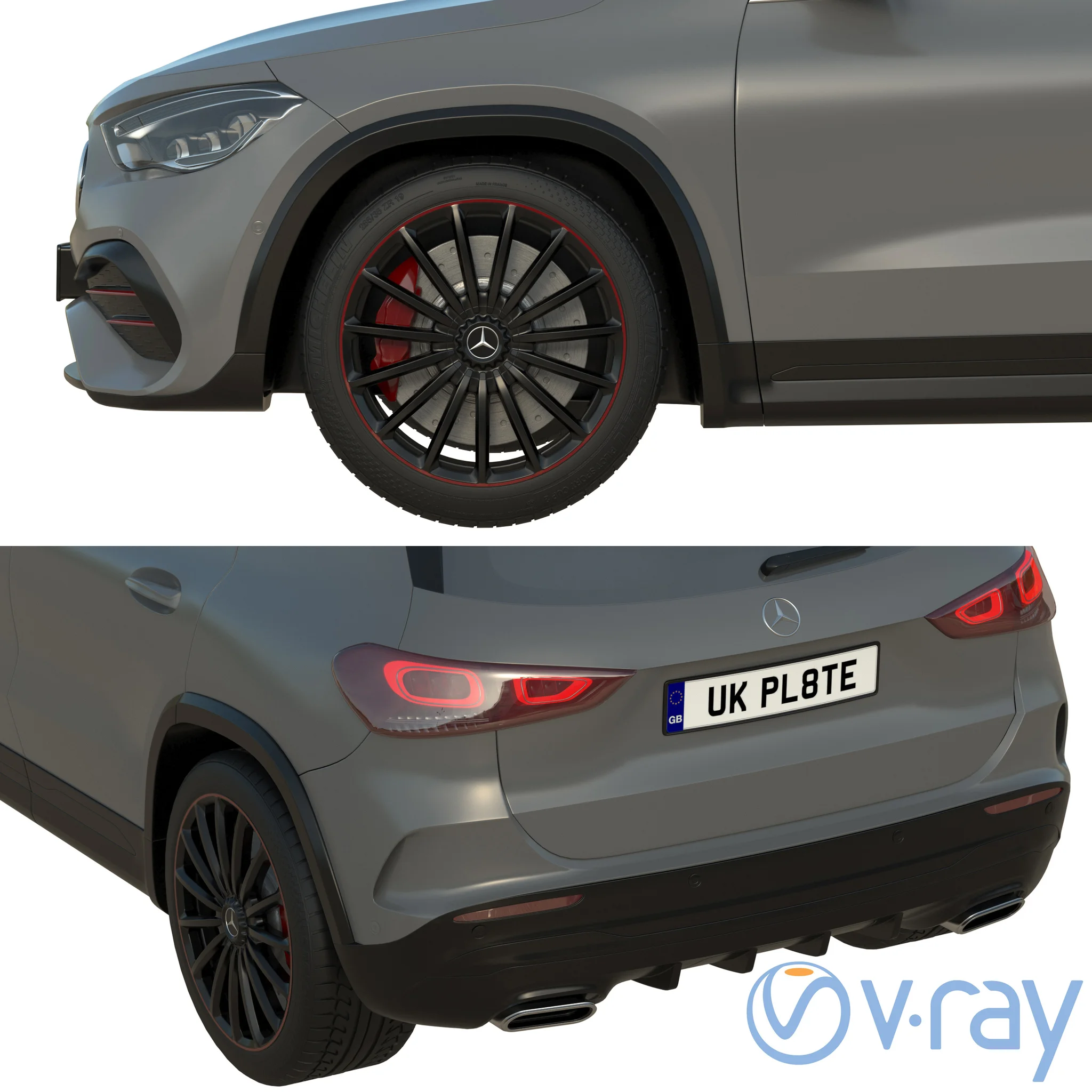 Mercedes Benz GLA, 3D model preview 30