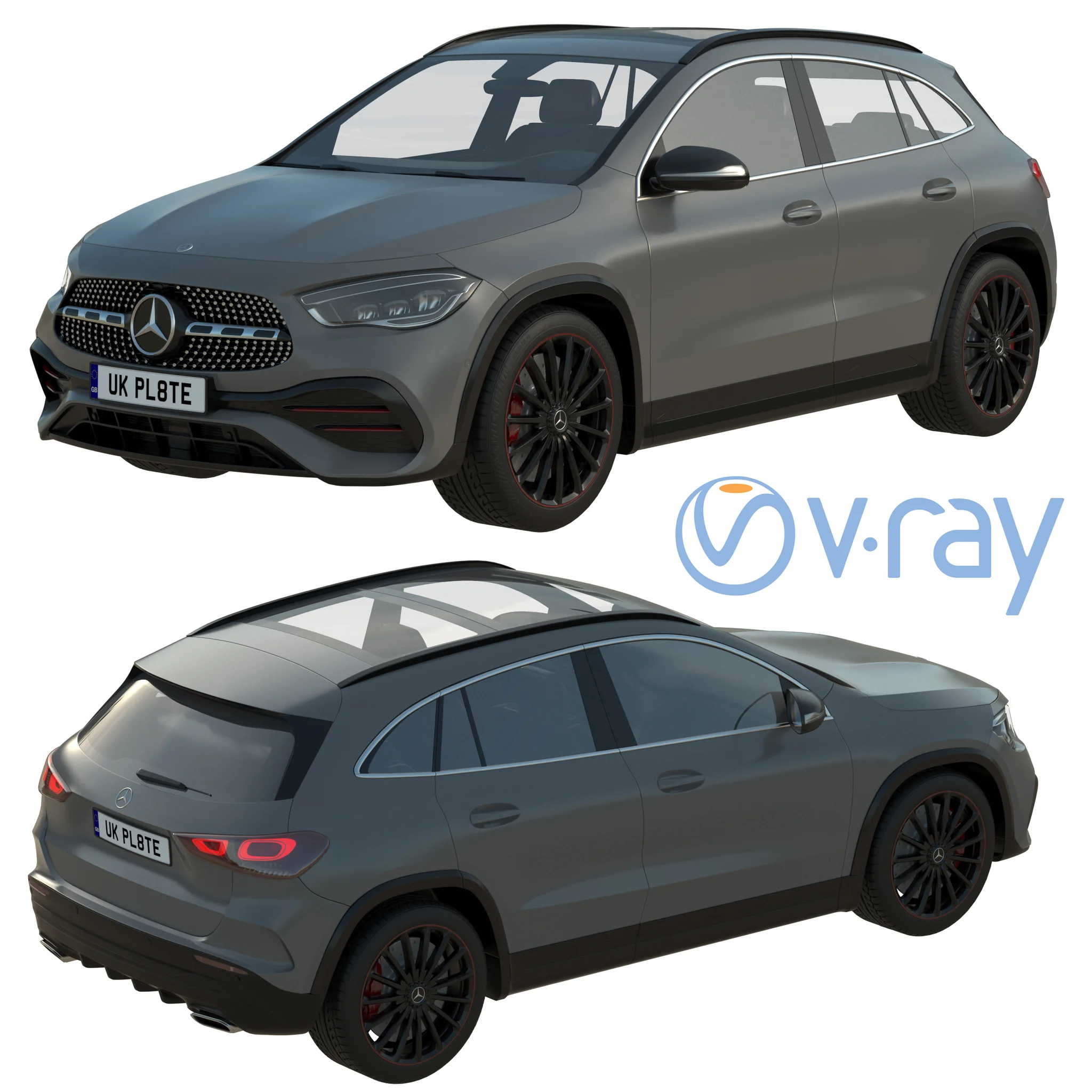 Mercedes Benz GLA, 3D model preview 33