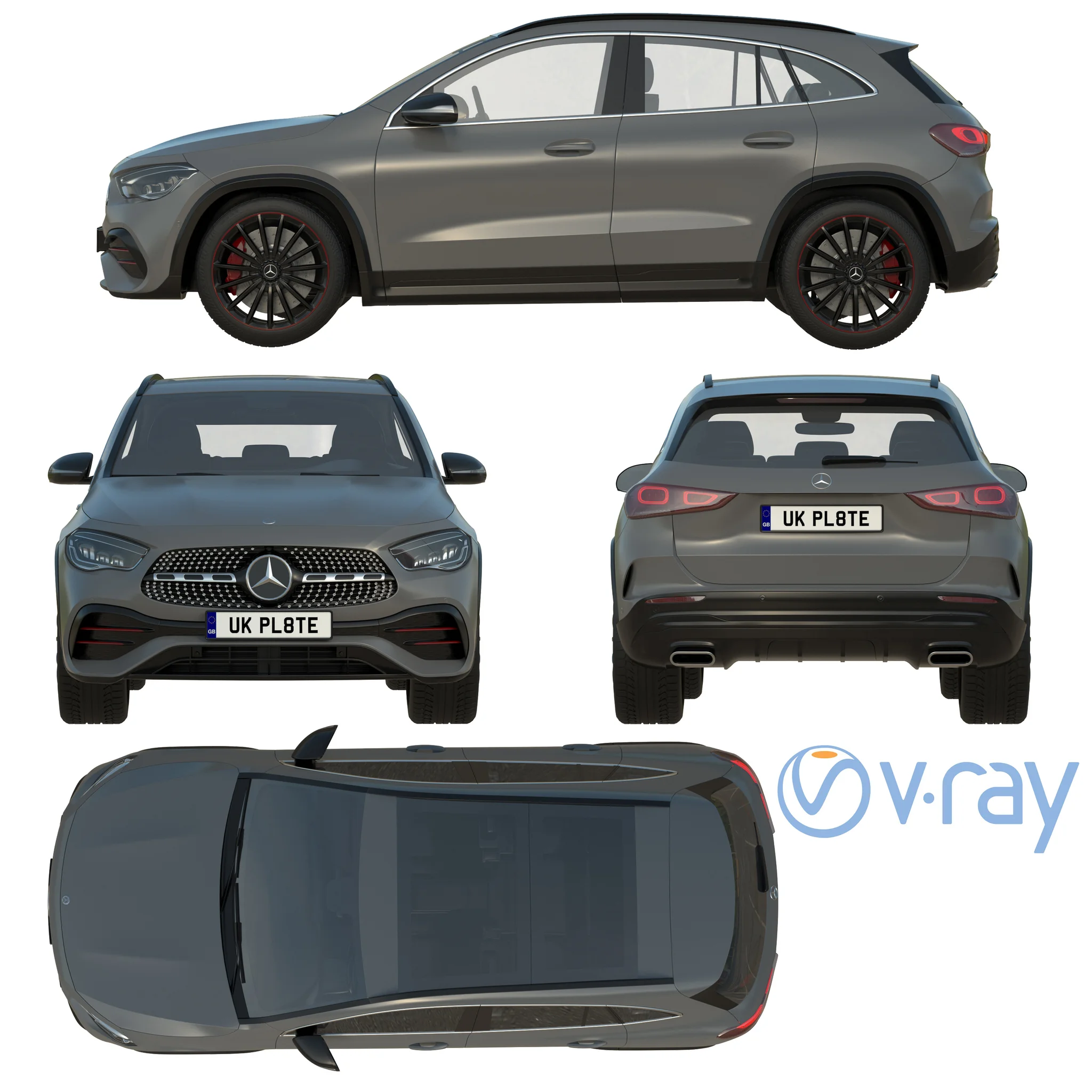 Mercedes Benz GLA, 3D model preview 41