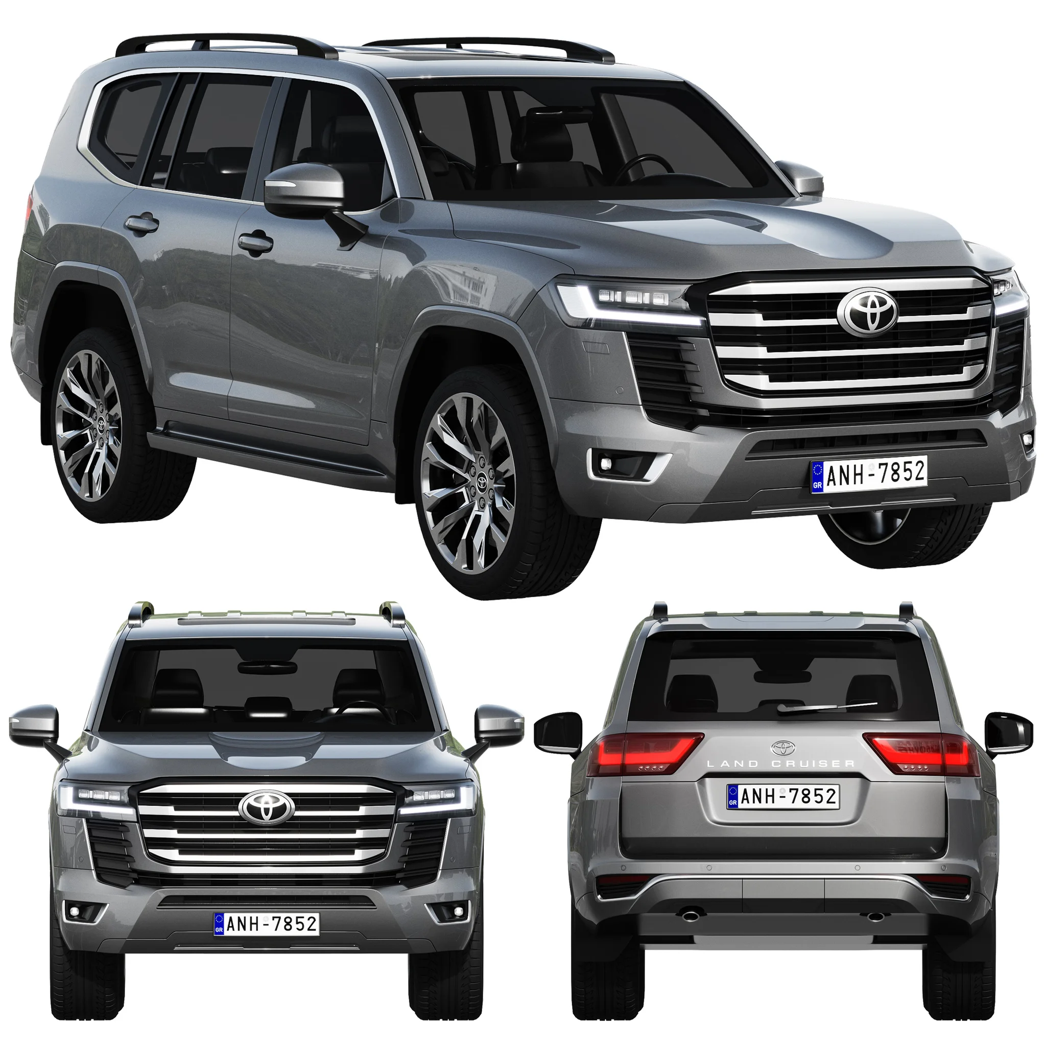 Toyota Land Cruiser 300, 3D model preview 14