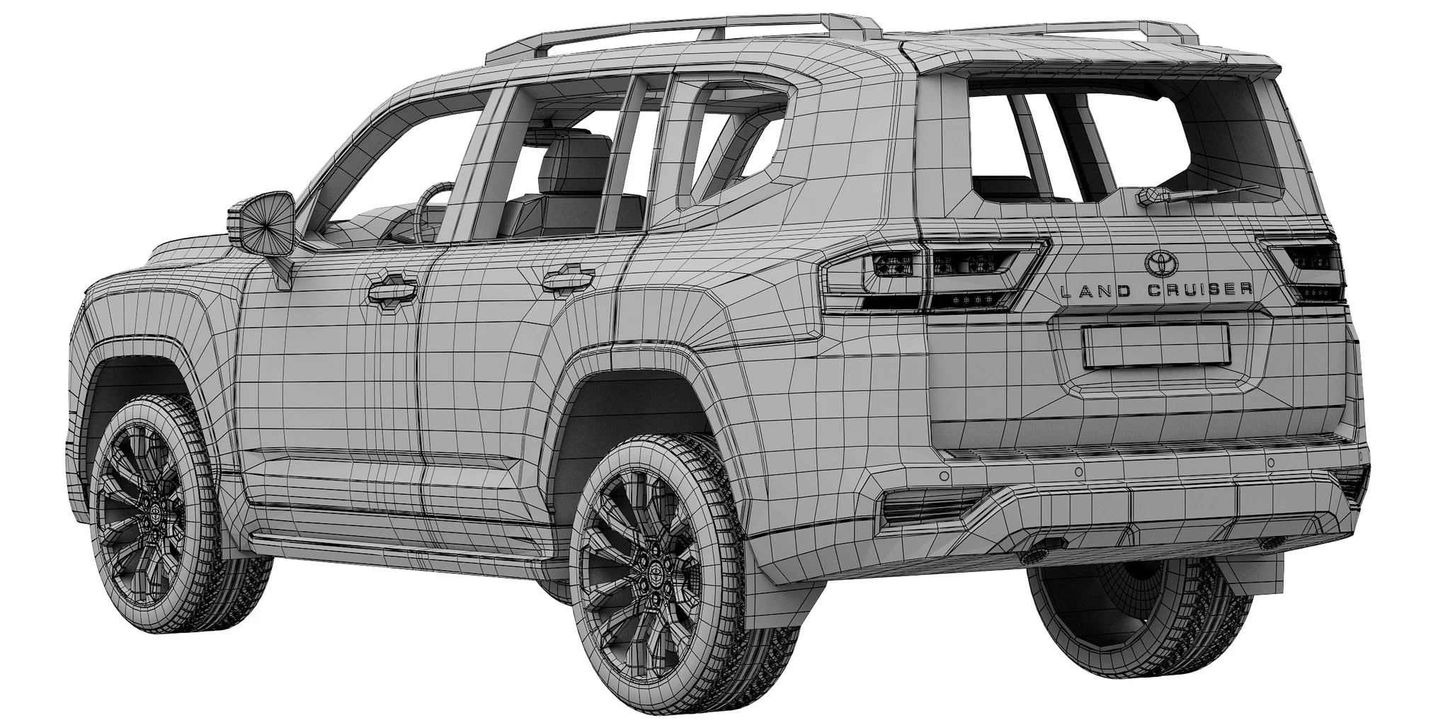 Toyota Land Cruiser 300, 3D model preview 22