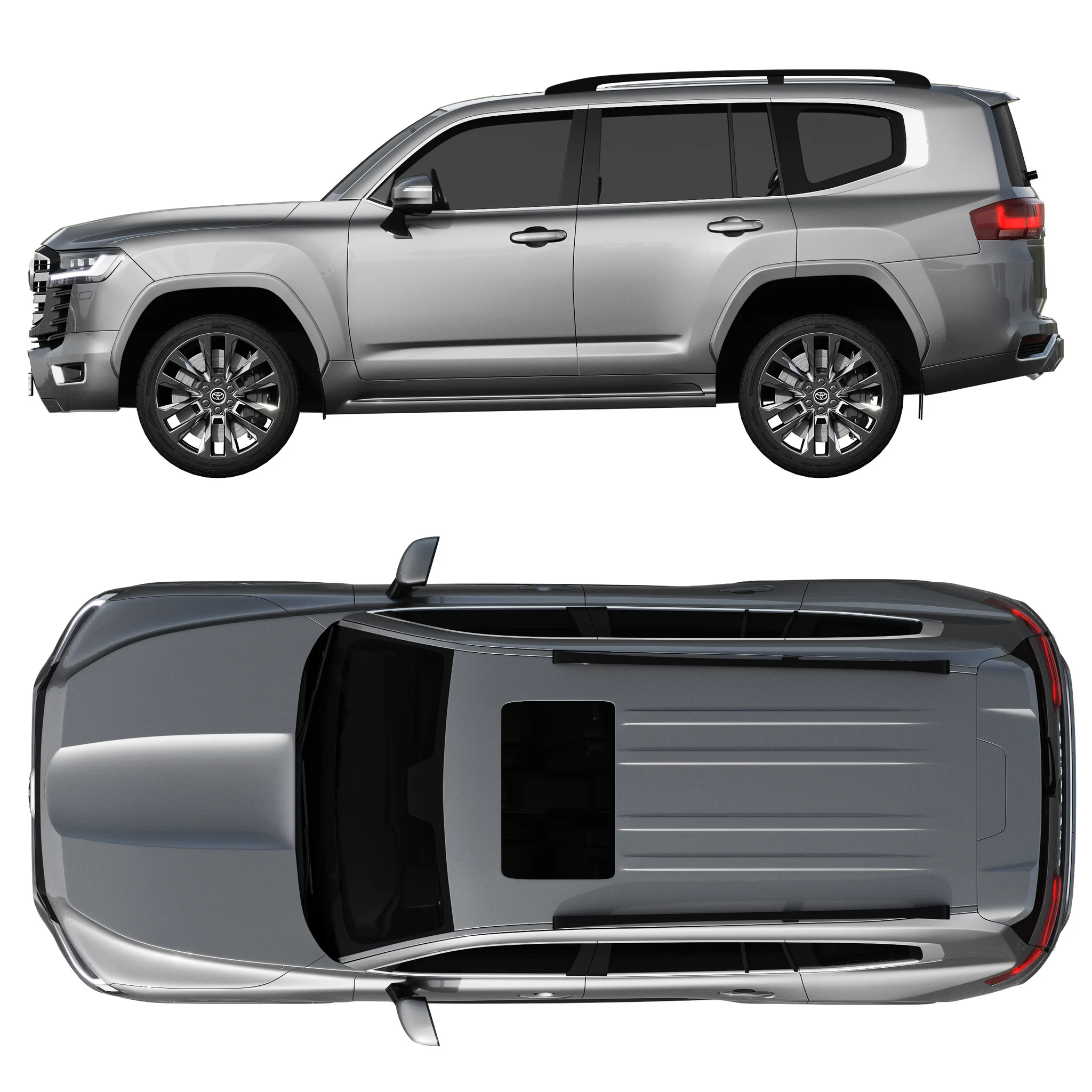 Toyota Land Cruiser 300, 3D model preview 28