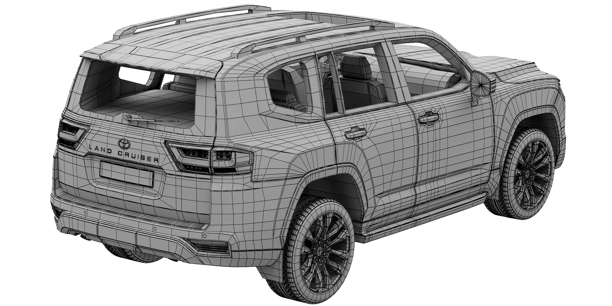 Toyota Land Cruiser 300, 3D model preview 36