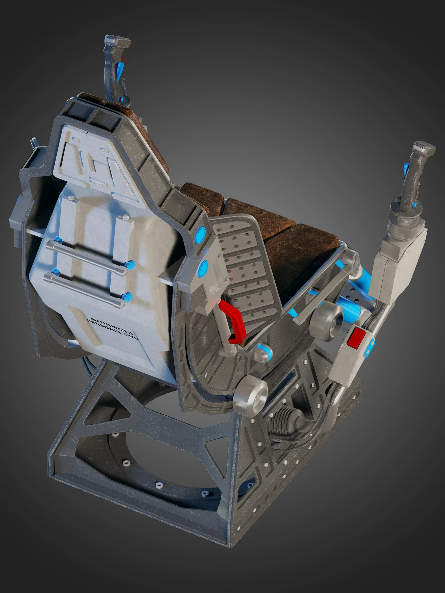 Futuristic Chair — 3D model preview 3