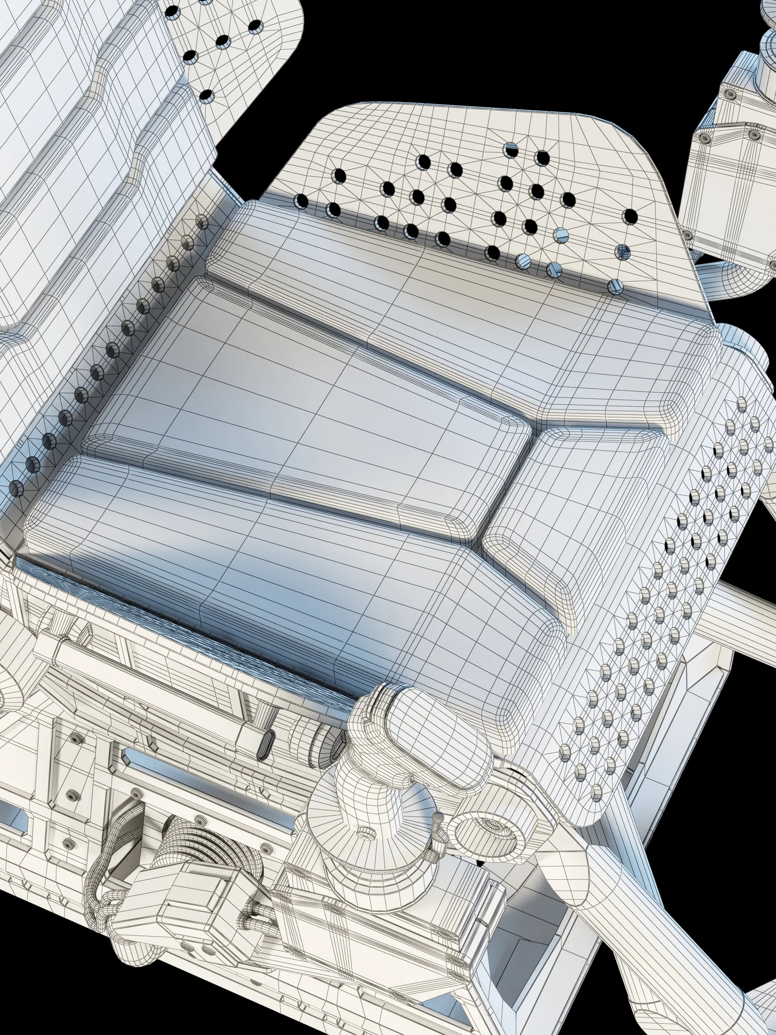 Futuristic Chair — 3D model preview 6