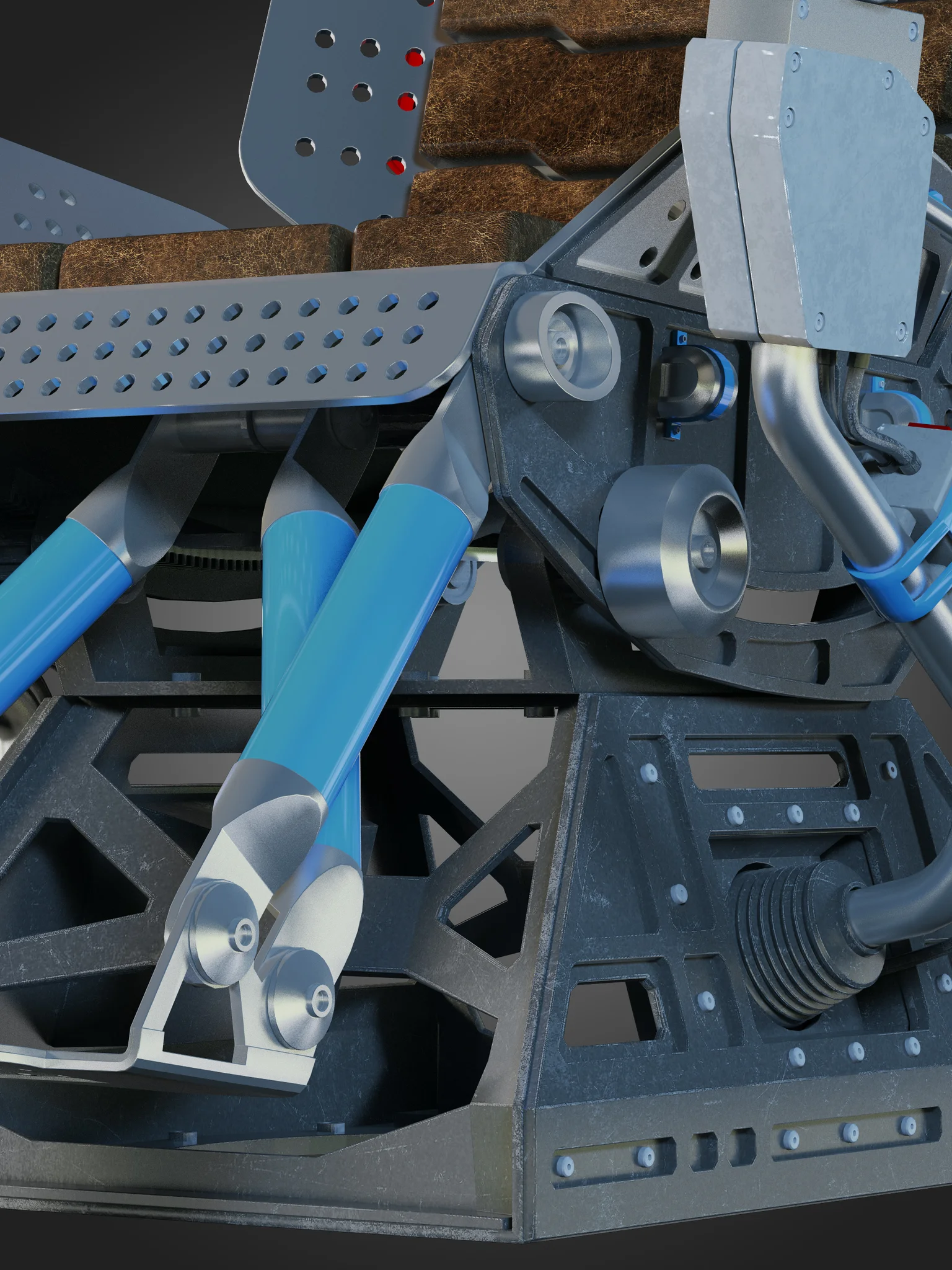 Futuristic Chair — 3D model preview 7