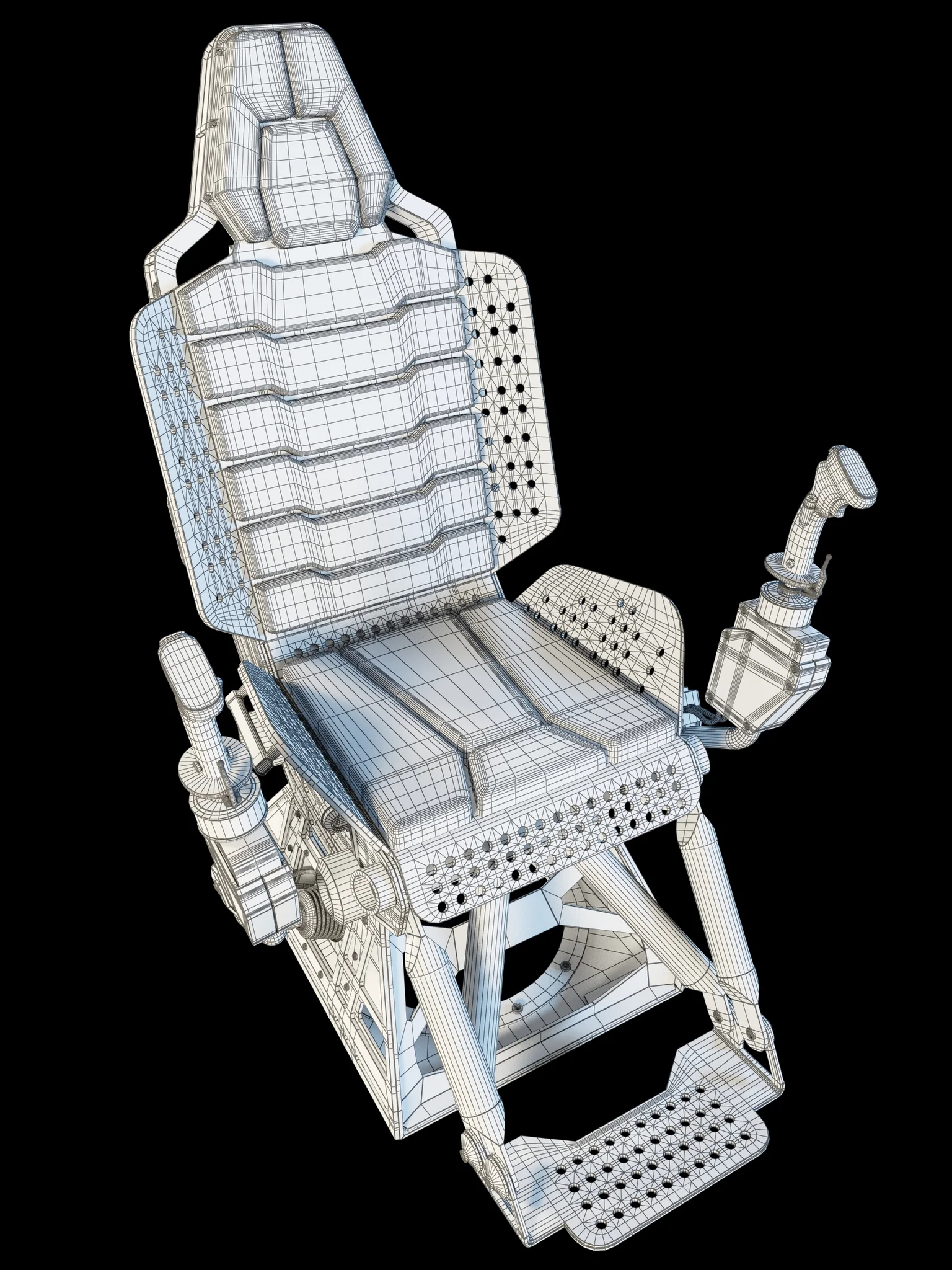 Futuristic Chair — 3D model preview 12