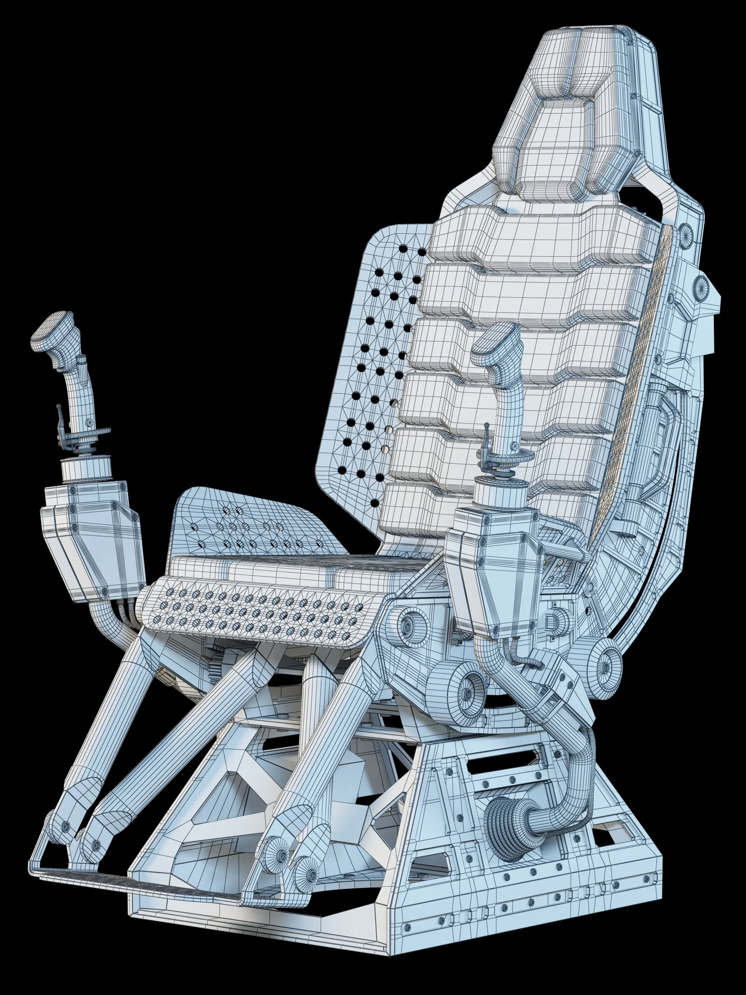 Futuristic Chair — 3D model preview 18