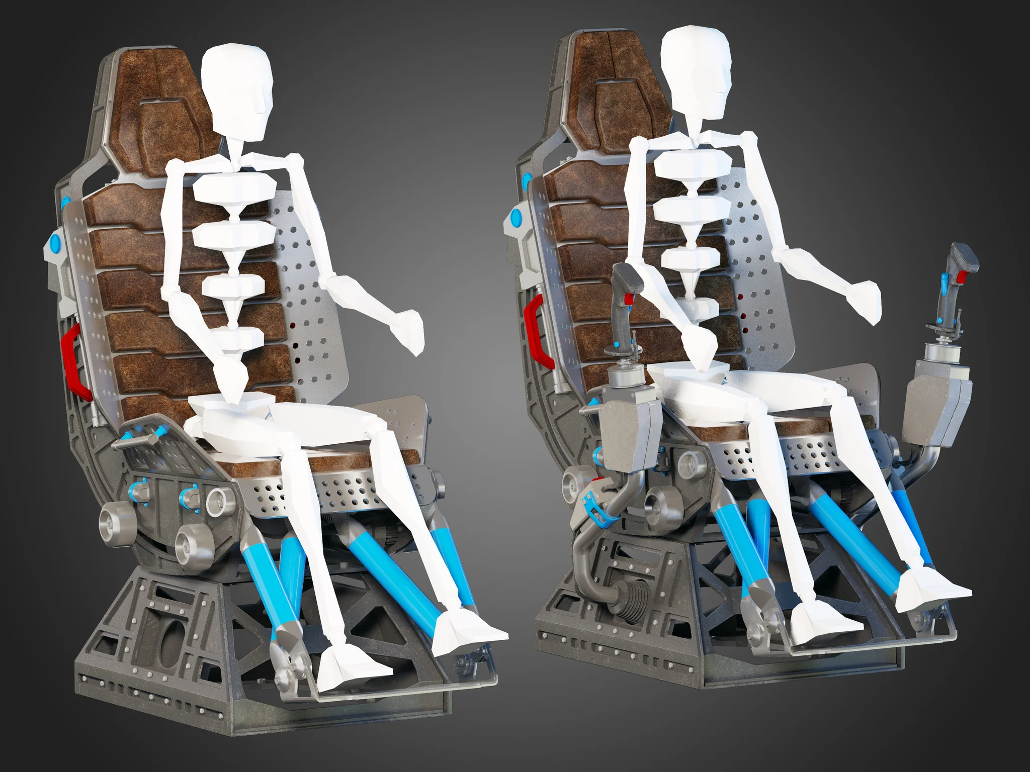 Futuristic Chair — 3D model preview 21