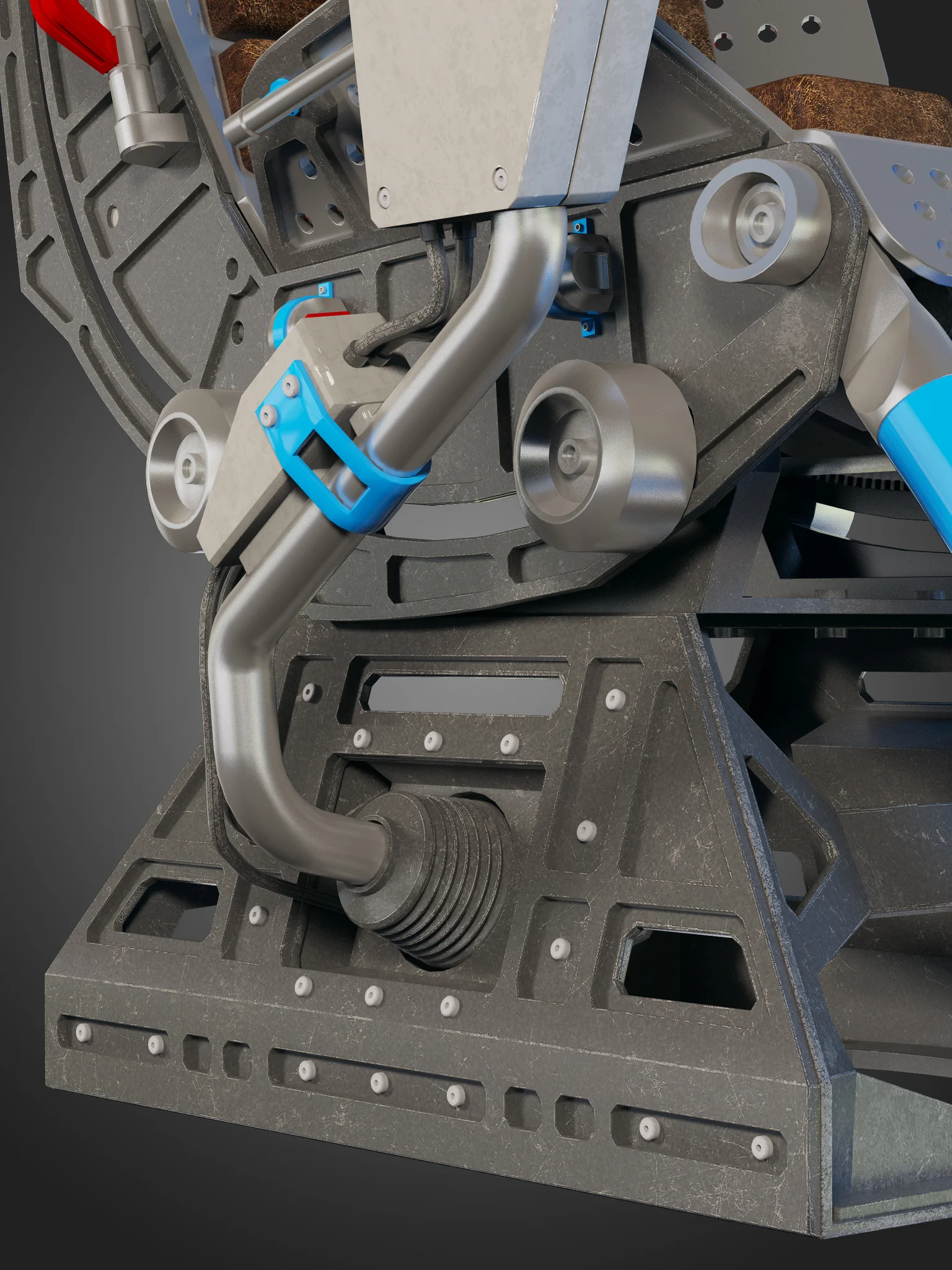 Futuristic Chair — 3D model preview 28
