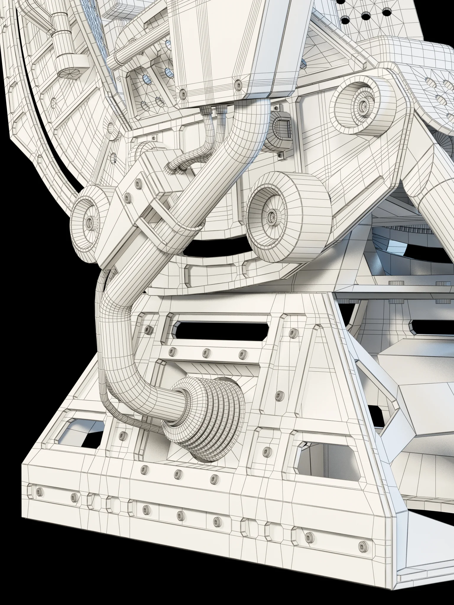 Futuristic Chair — 3D model preview 29