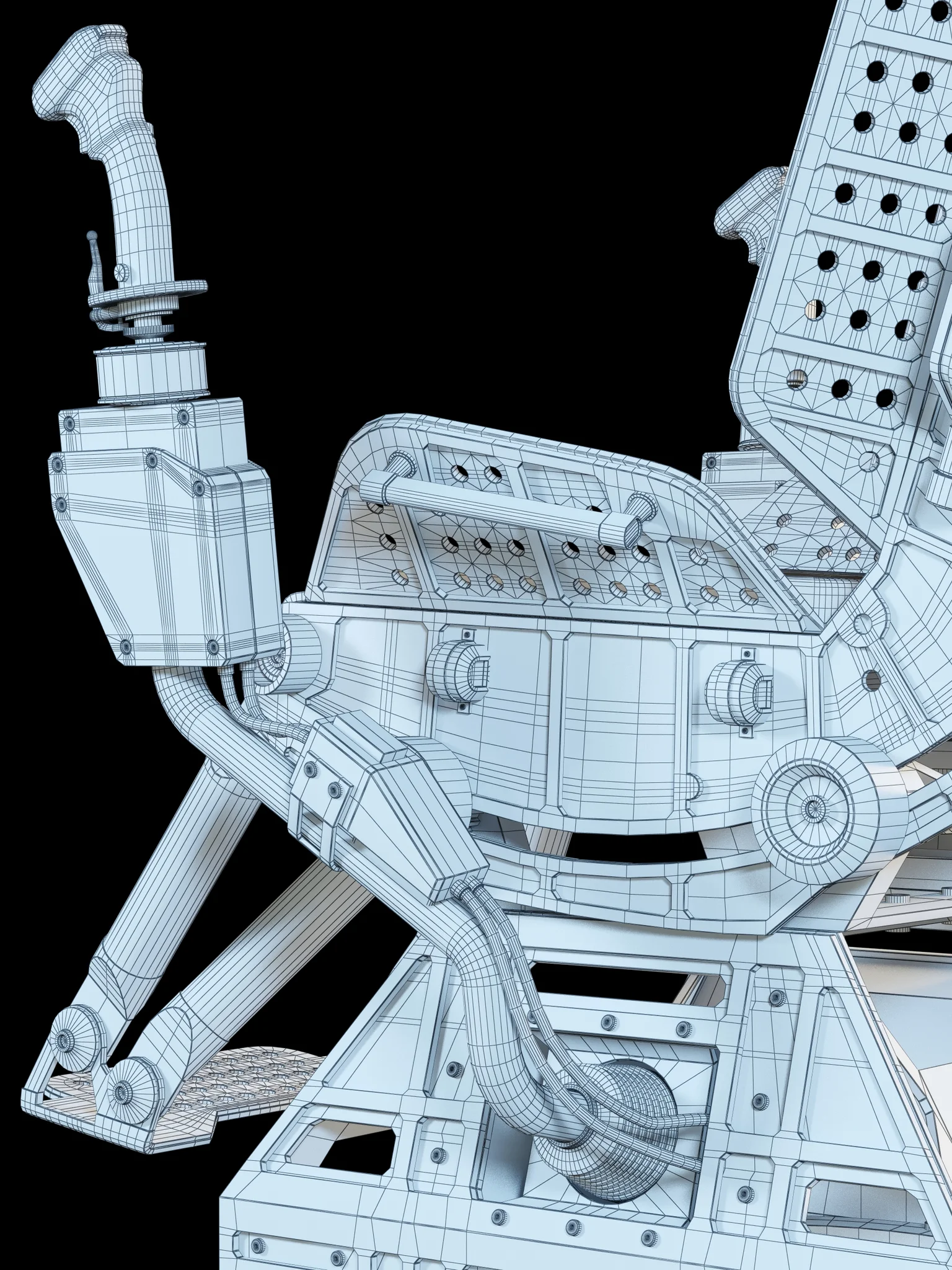 Futuristic Chair — 3D model preview 33
