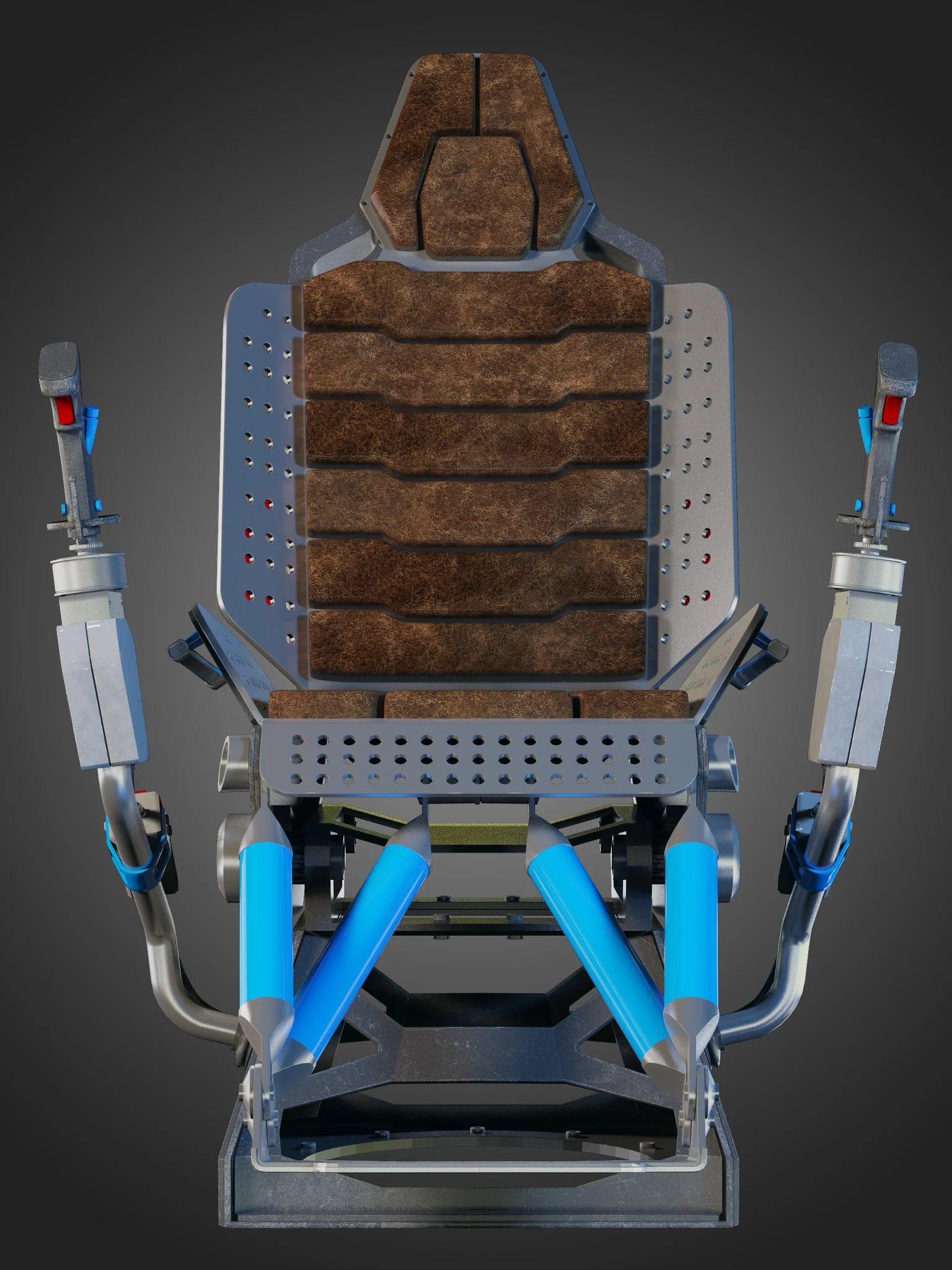 Futuristic Chair — 3D model preview 34