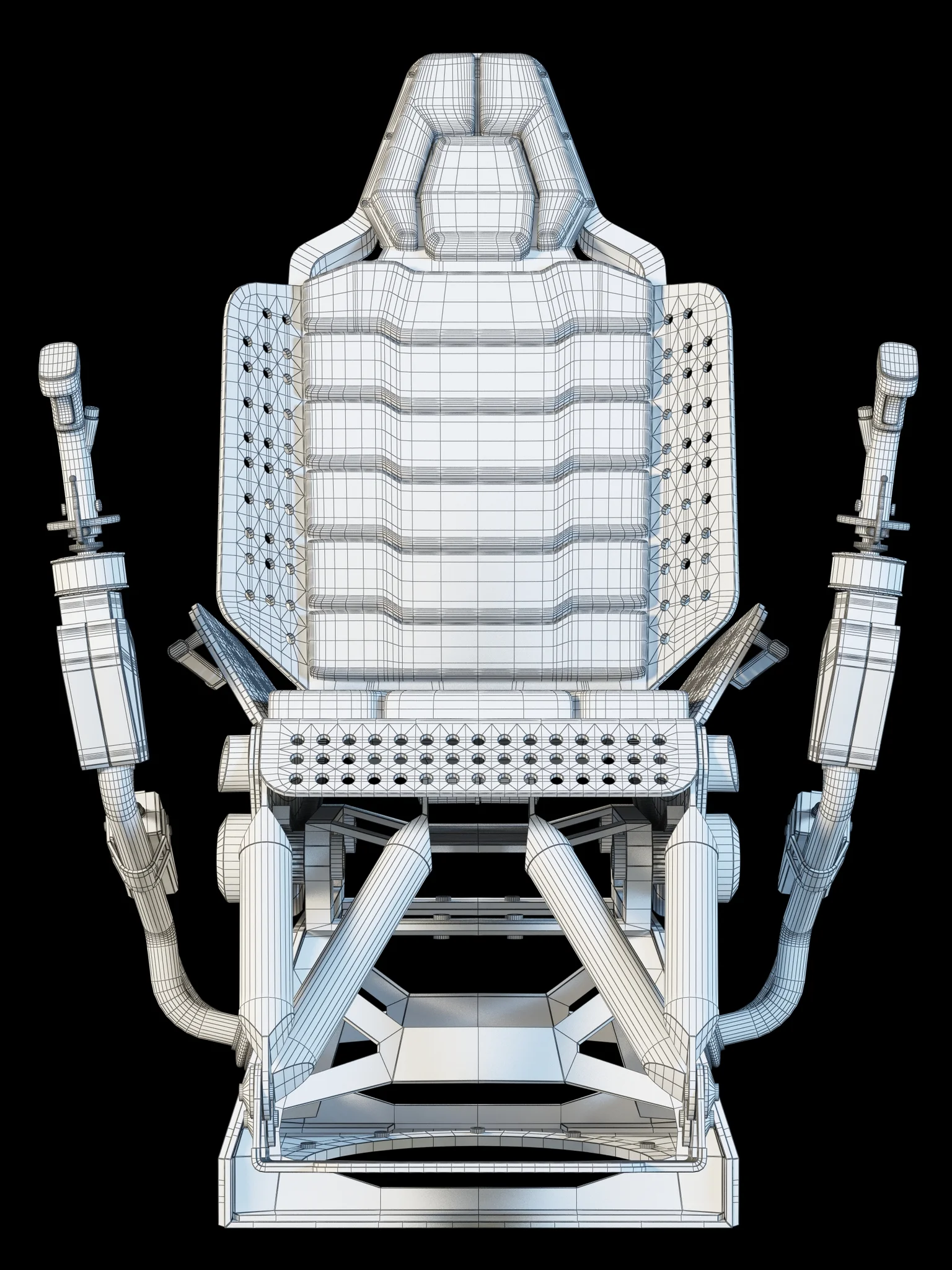 Futuristic Chair — 3D model preview 35