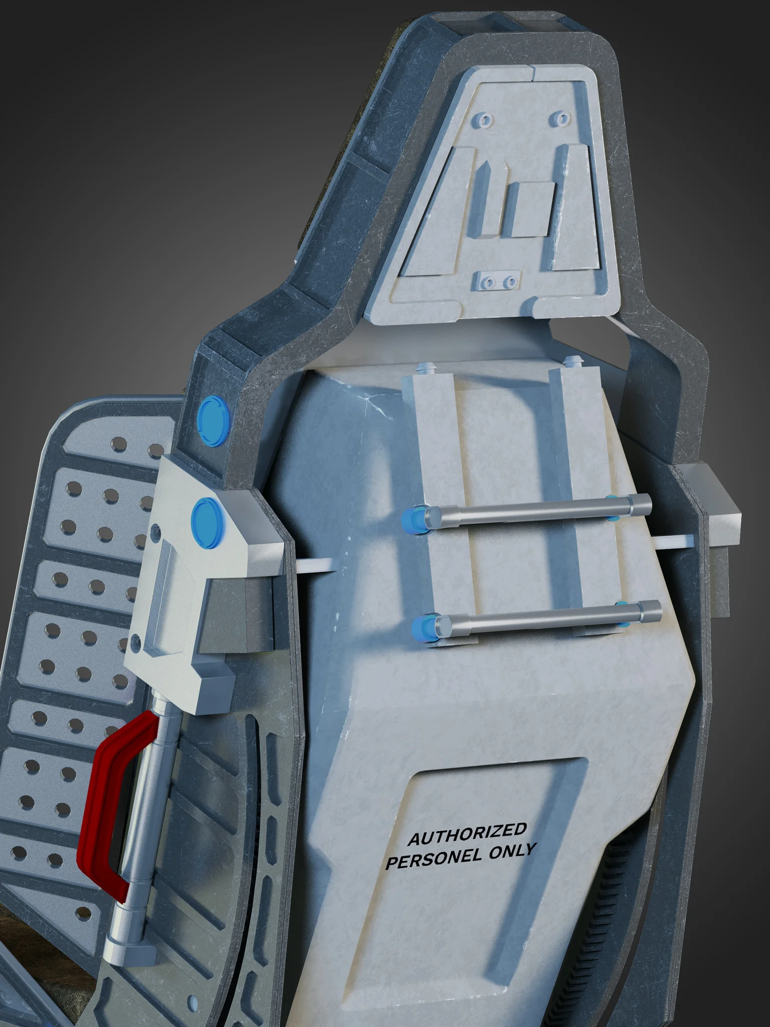 Futuristic Chair — 3D model preview 36