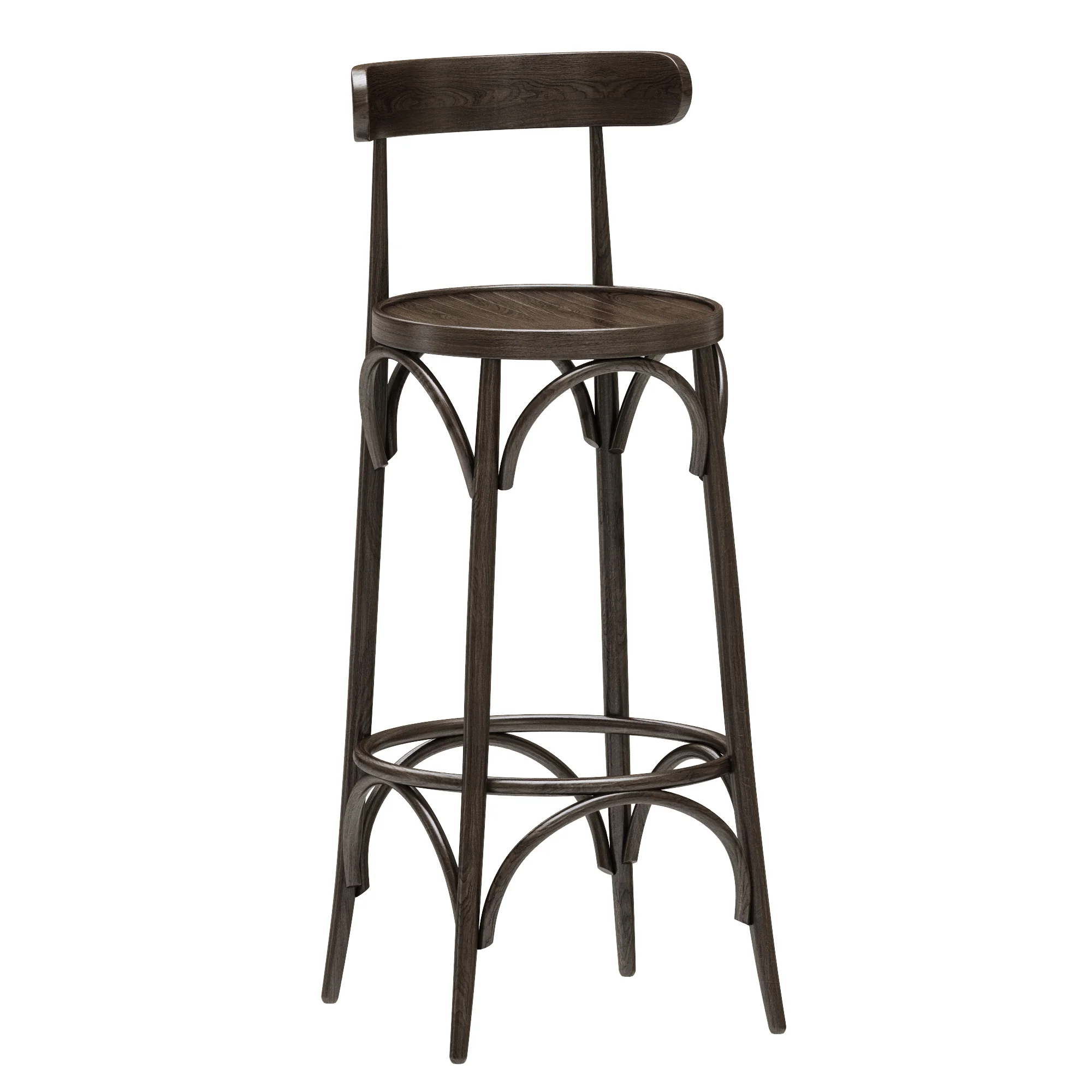 Vallese Stool — 3D model preview 1