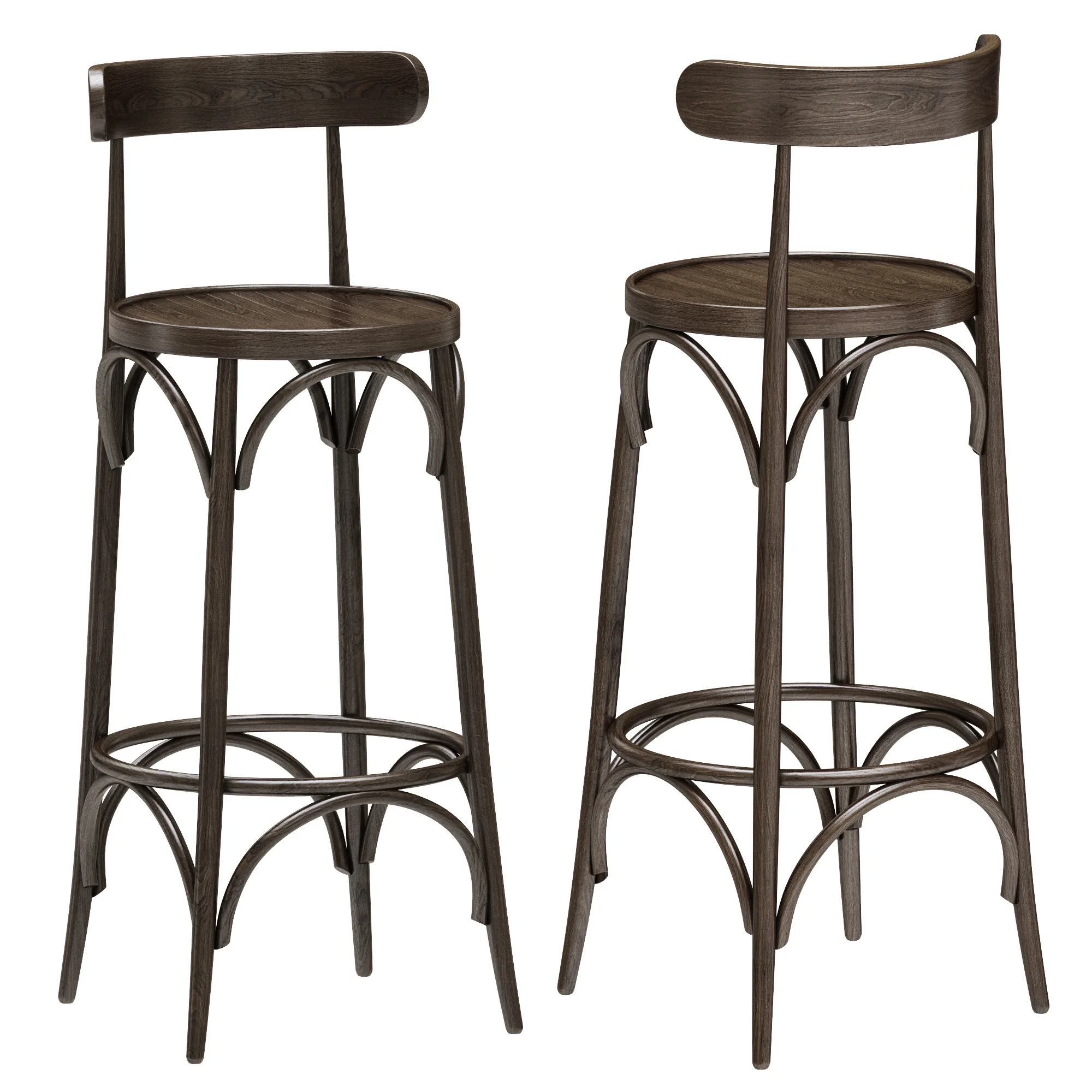 Vallese Stool — 3D model preview 2